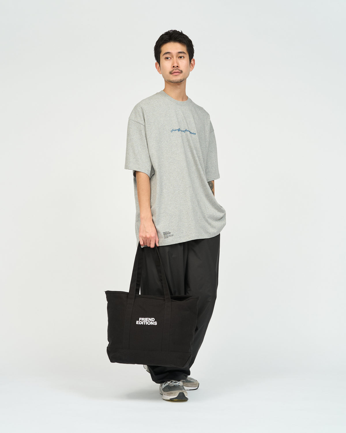 UTILITY CANVAS TOTE ”FE MONOGRAM”