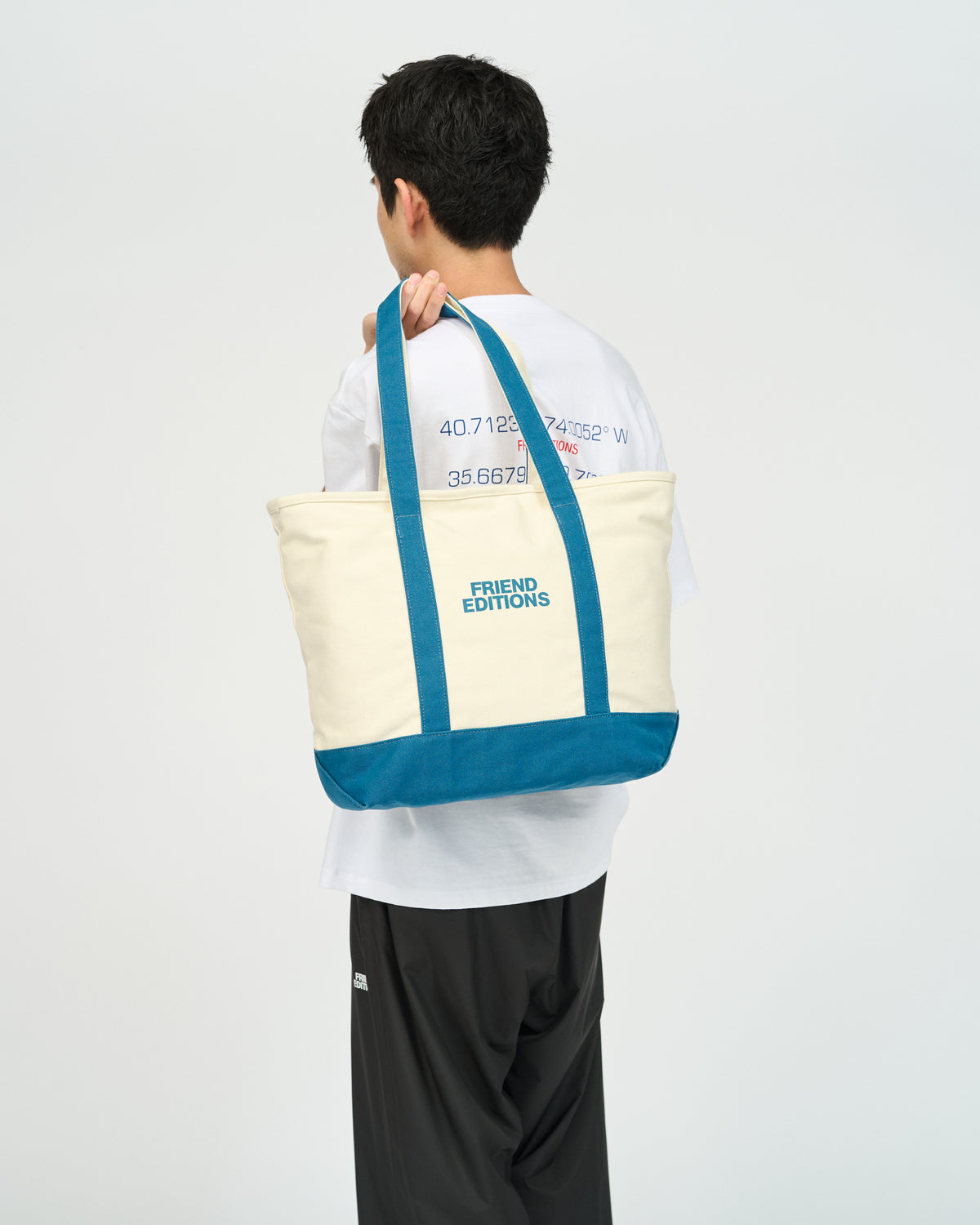 UTILITY CANVAS TOTE ”FE MONOGRAM”