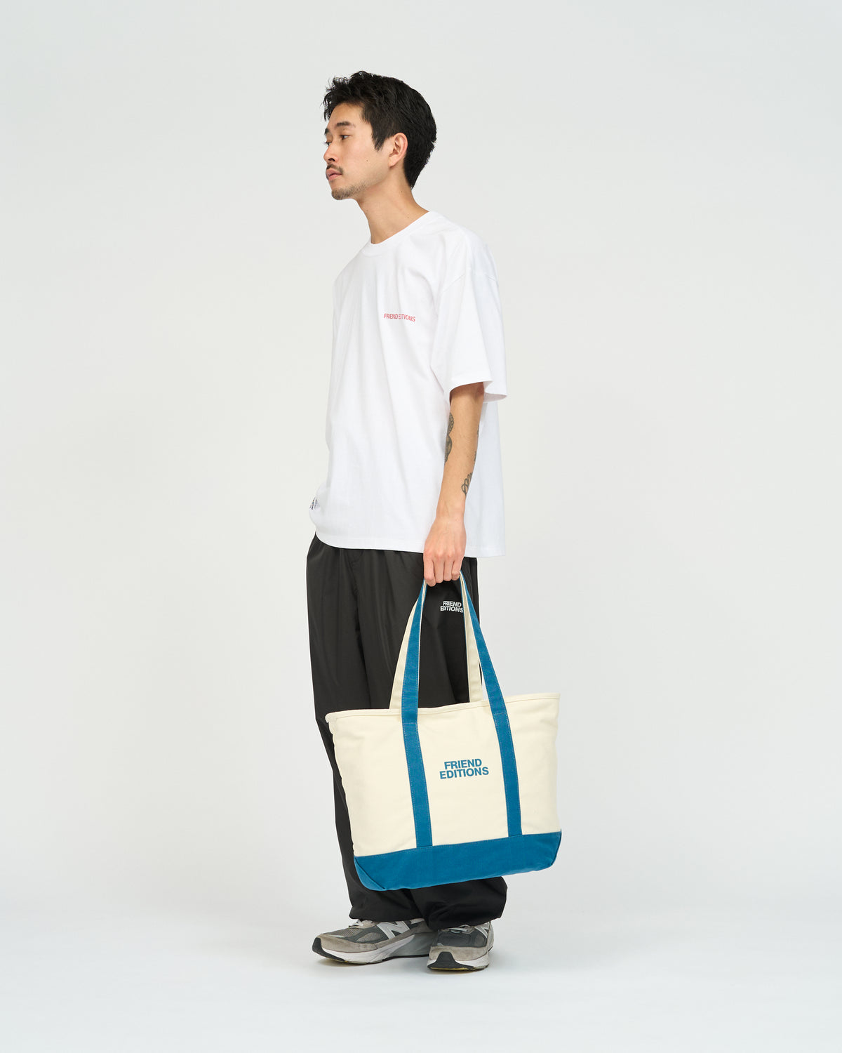 UTILITY CANVAS TOTE ”FE MONOGRAM”
