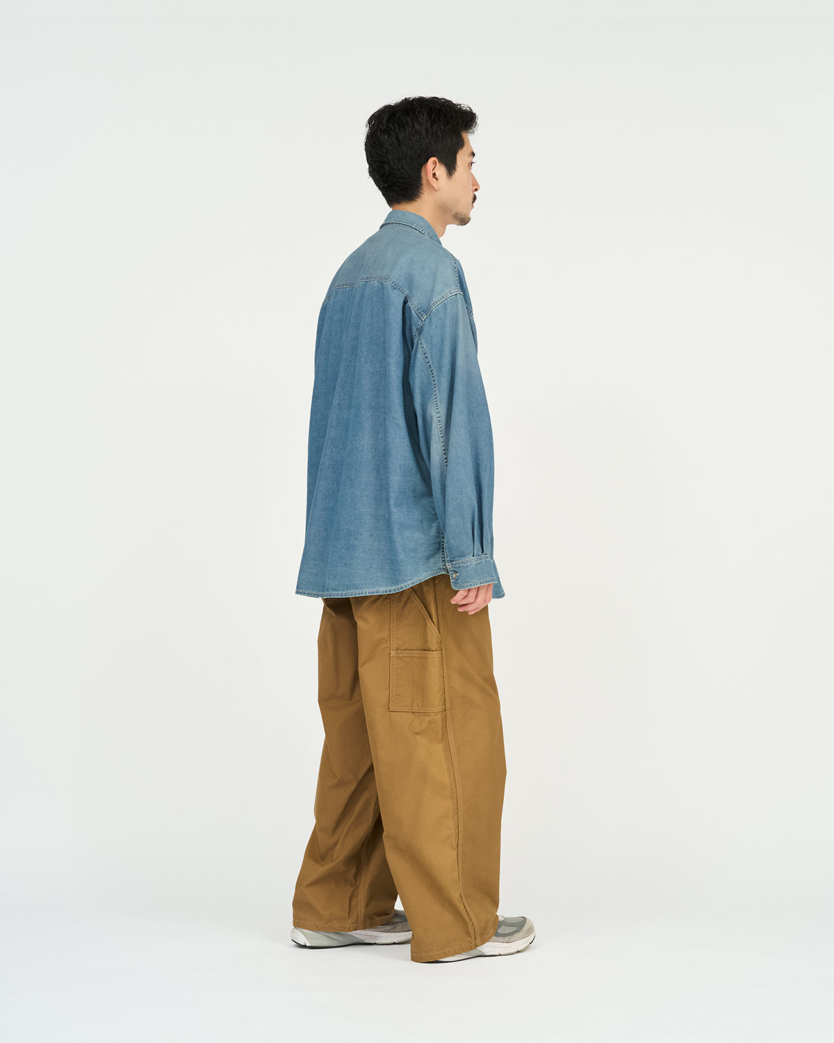 COTTON CANVAS PAINTER PANTS