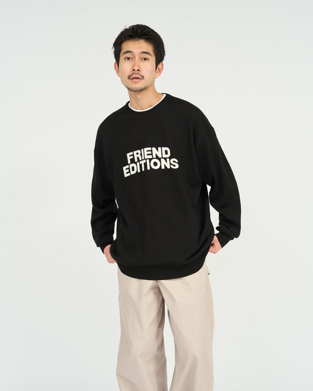 HIGH GAUGE INTARSIA KNIT ”FE MONOGRAM”