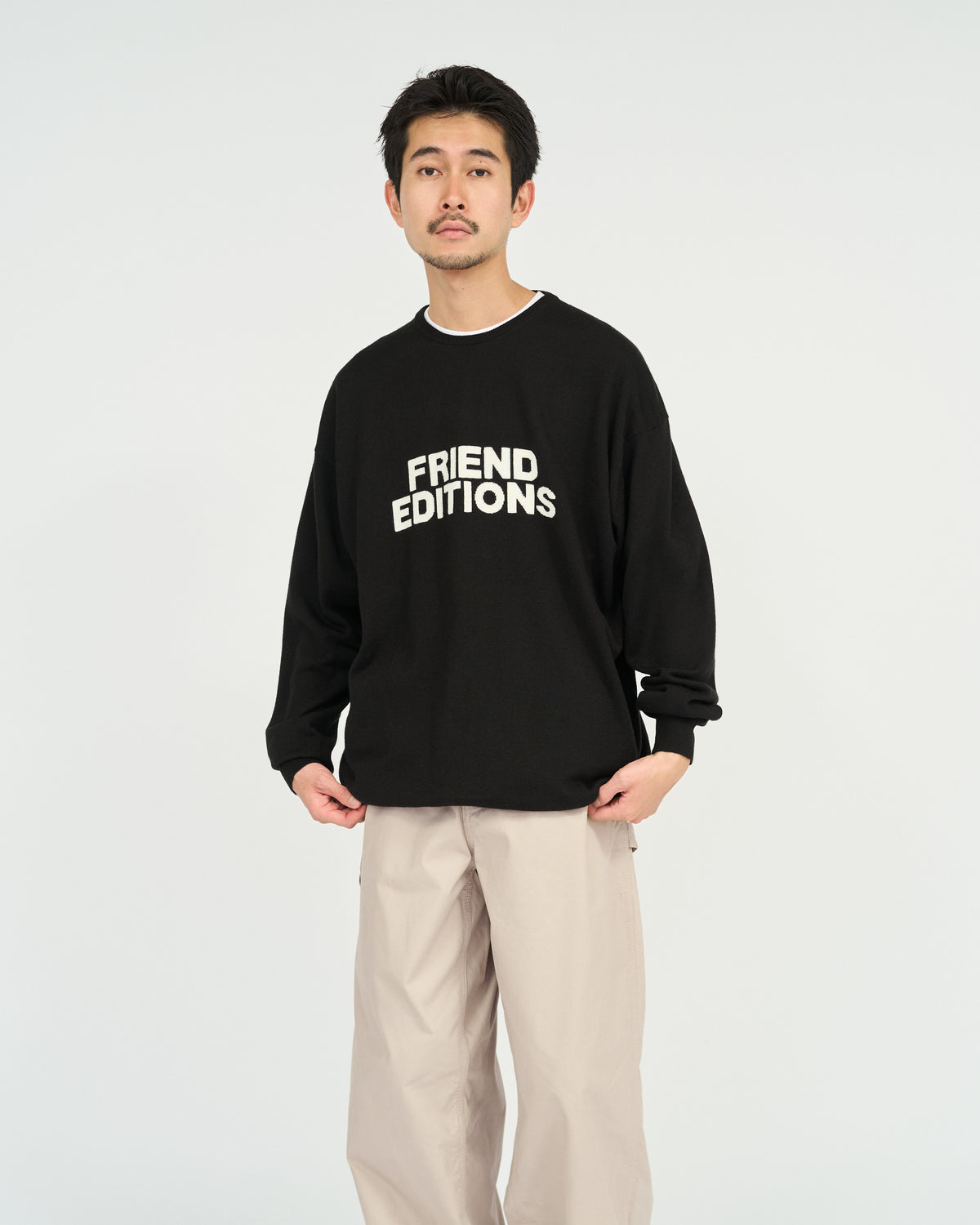 HIGH GAUGE INTARSIA KNIT ”FE MONOGRAM”