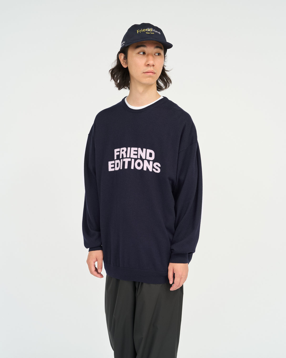 HIGH GAUGE INTARSIA KNIT ”FE MONOGRAM”
