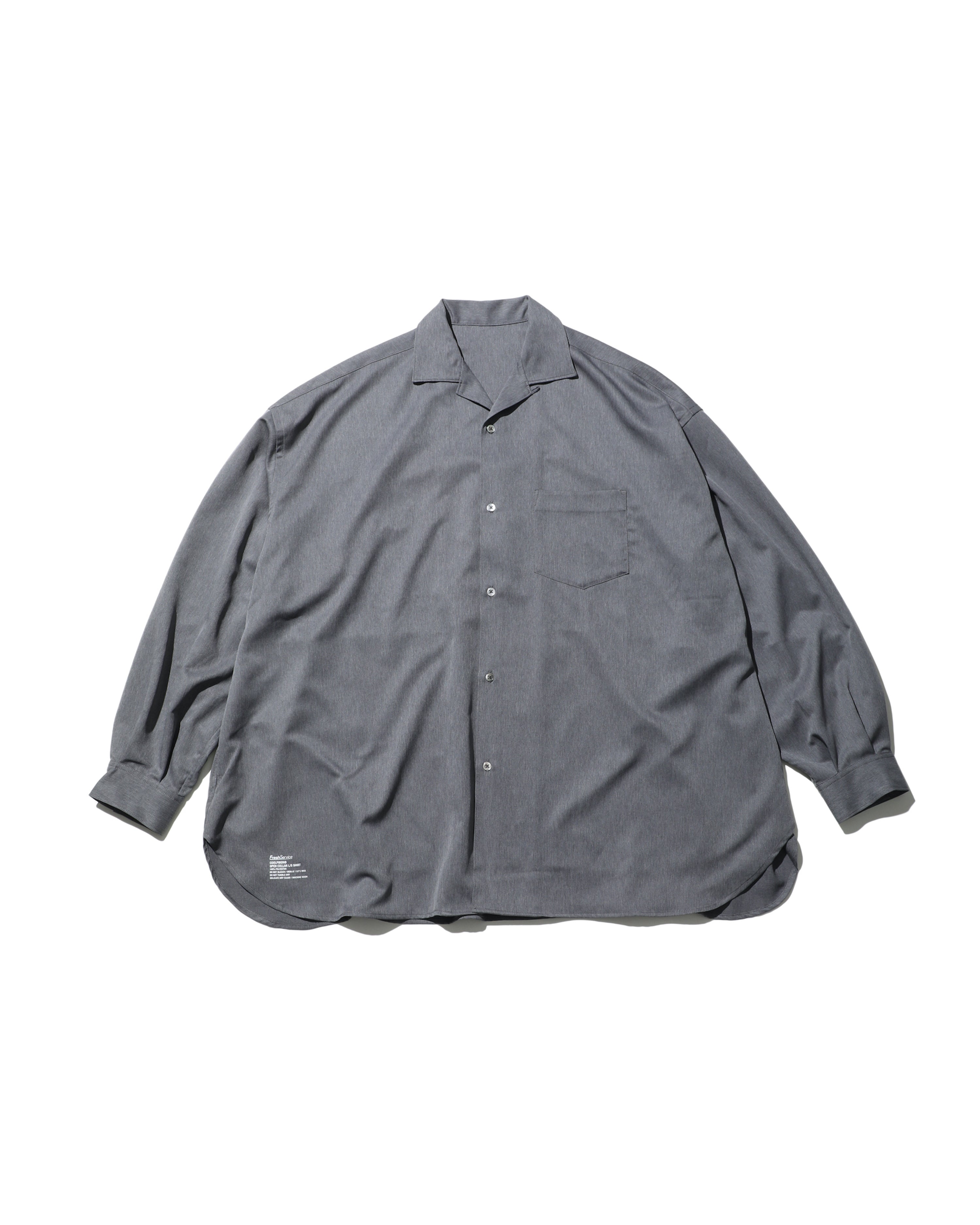 【6/20(土)発売】COOLFIBER OPEN COLLAR L/S SHIRT