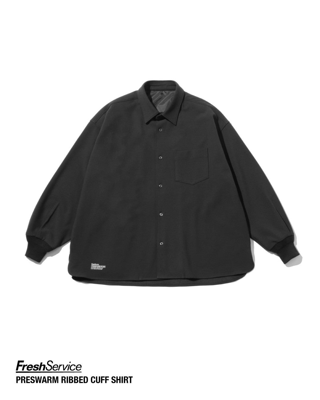 【9/26(土)発売】PRESWARM RIBBED CUFF SHIRT