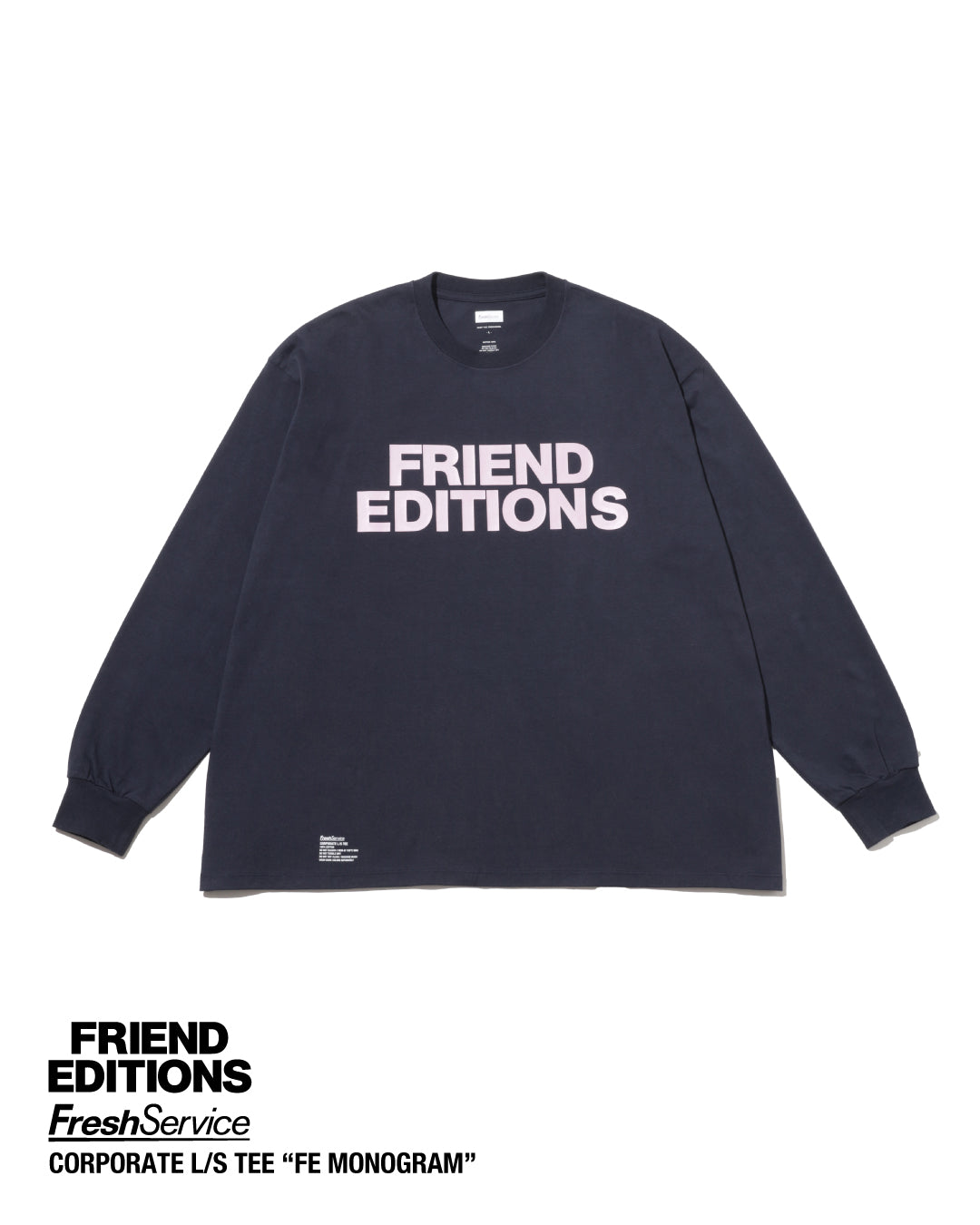 CORPORATE L/S TEE ”FE MONOGRAM”