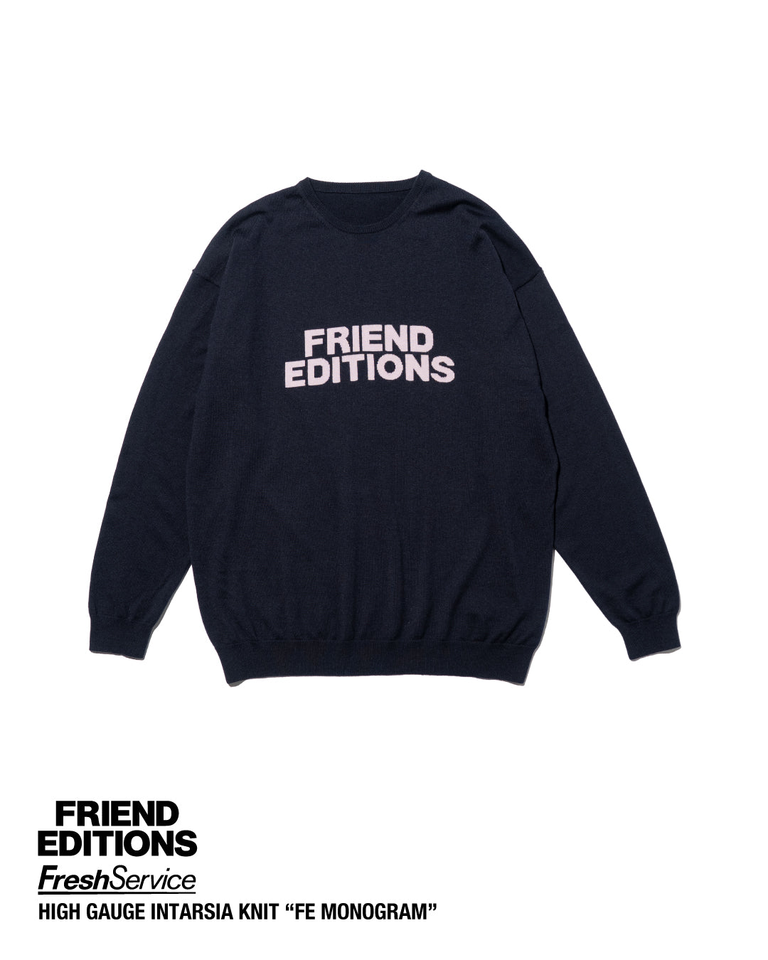 【8/29(土)発売】HIGH GAUGE INTARSIA KNIT ”FE MONOGRAM”
