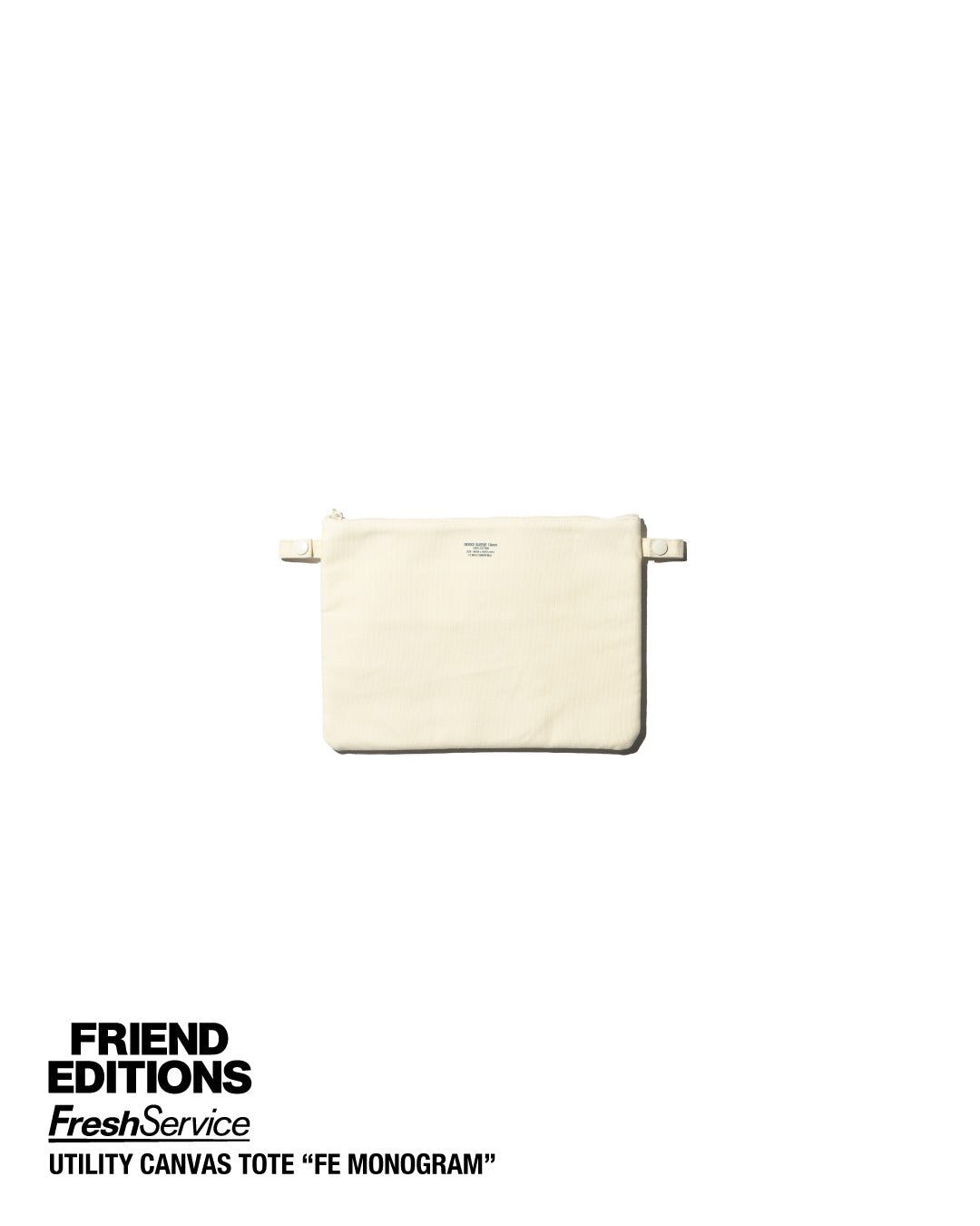 UTILITY CANVAS TOTE ”FE MONOGRAM”