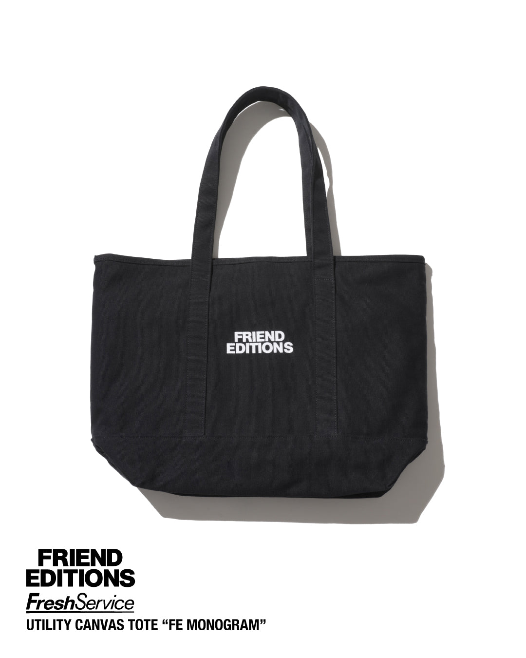UTILITY CANVAS TOTE ”FE MONOGRAM”