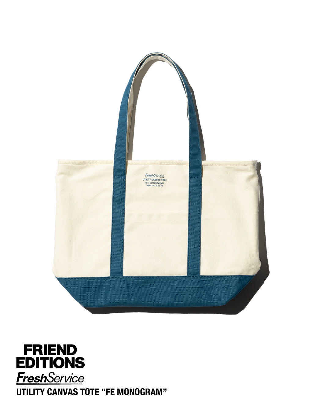 UTILITY CANVAS TOTE ”FE MONOGRAM”