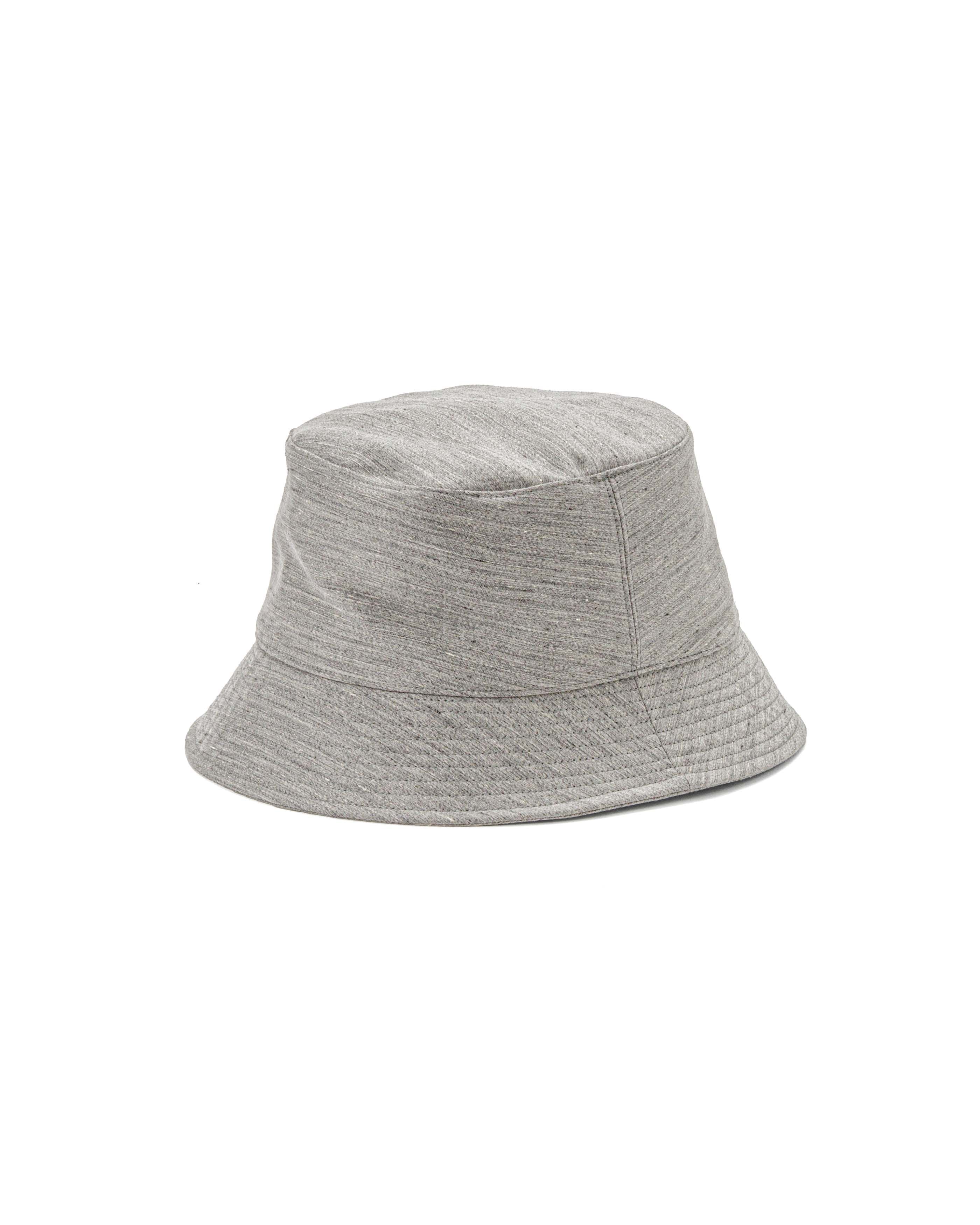 Linen Cupro Back Satin Bucket Hat