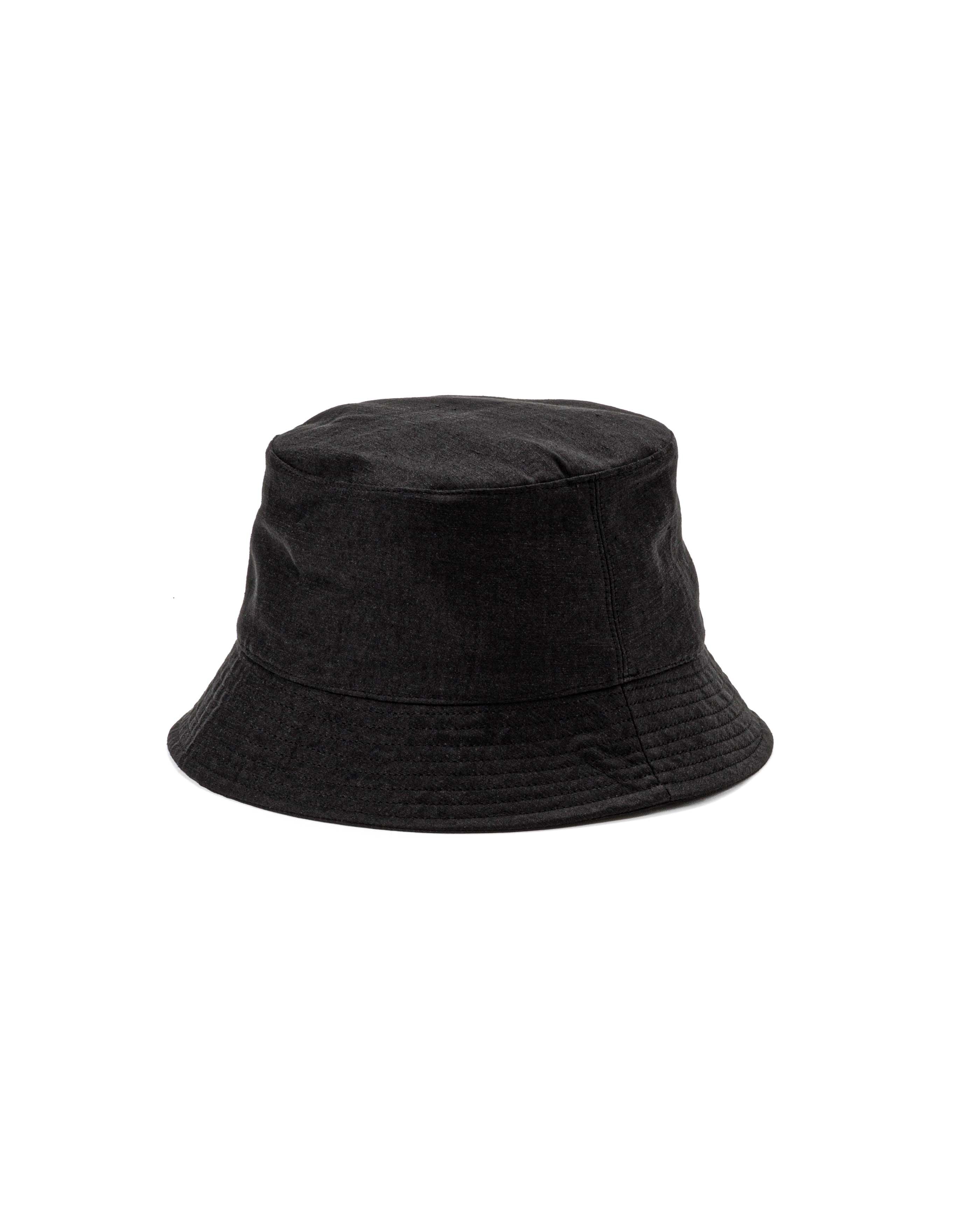 Linen Cupro Back Satin Bucket Hat
