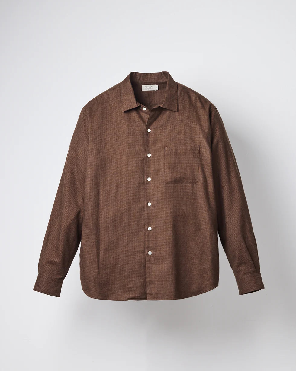 【9/5(土)発売】MICRO PLAID OPEN COLLAR SHIRT