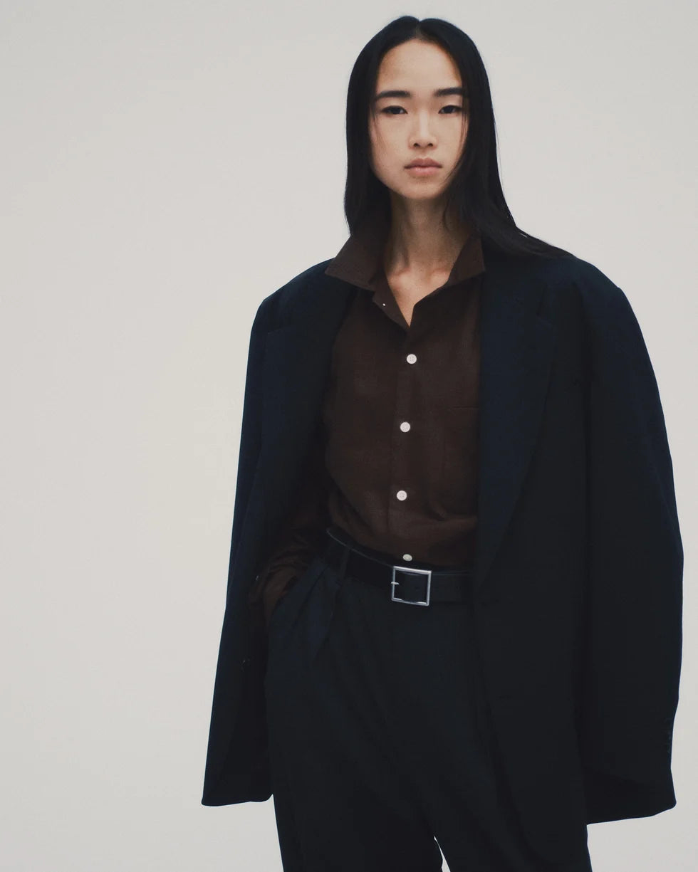 【9/5(土)発売】MICRO PLAID OPEN COLLAR SHIRT