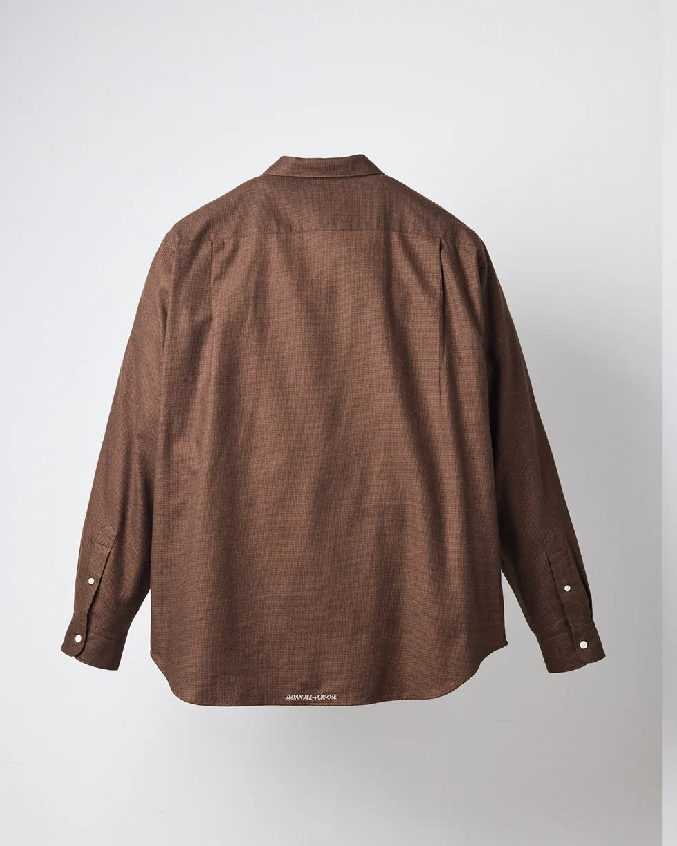【9/5(土)発売】MICRO PLAID OPEN COLLAR SHIRT
