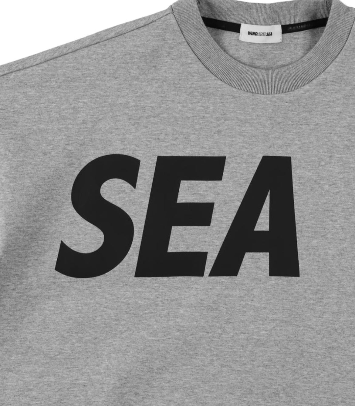 Loose fit crewneck sweat shirt