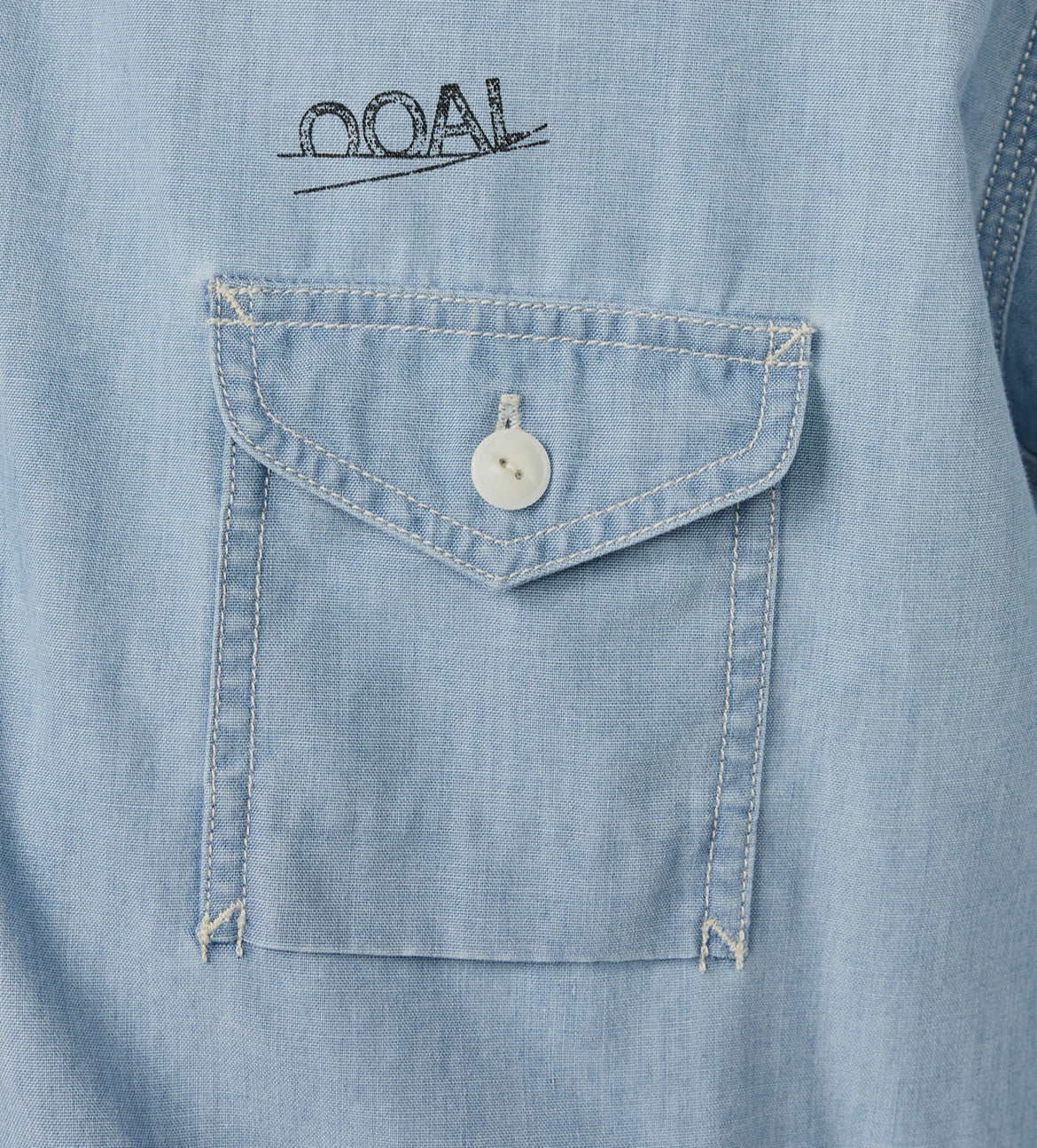 Regular Collar Chambray Shirt