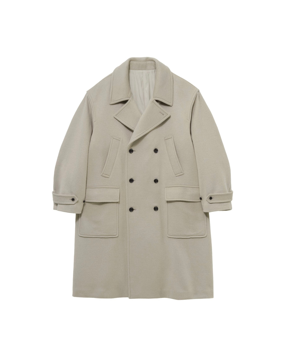 Light Melton Pea Coat