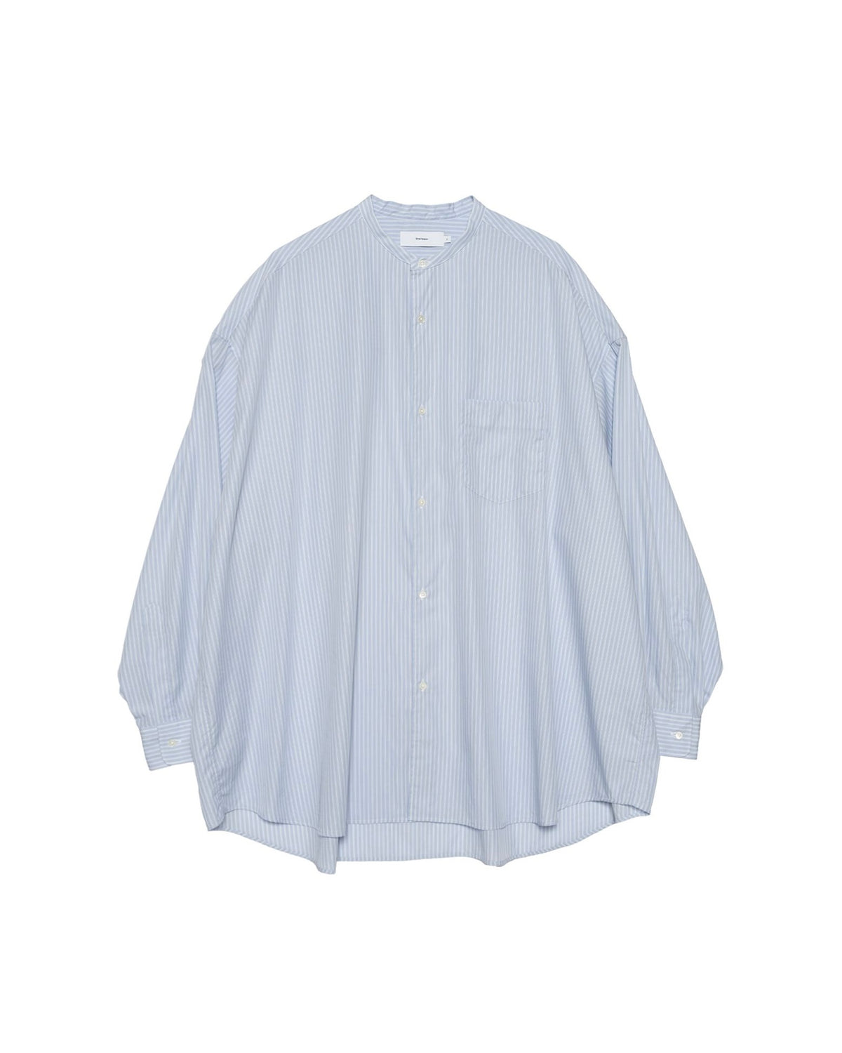 【10/31(土)発売】【LIMITED】Broad Stripe L/S Oversized Band Collar Shirt