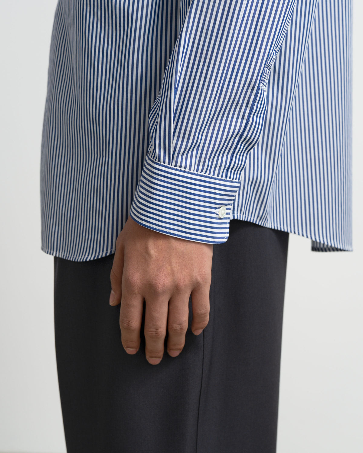 【10/31(土)発売】Broad Stripe Regular Collar Shirt