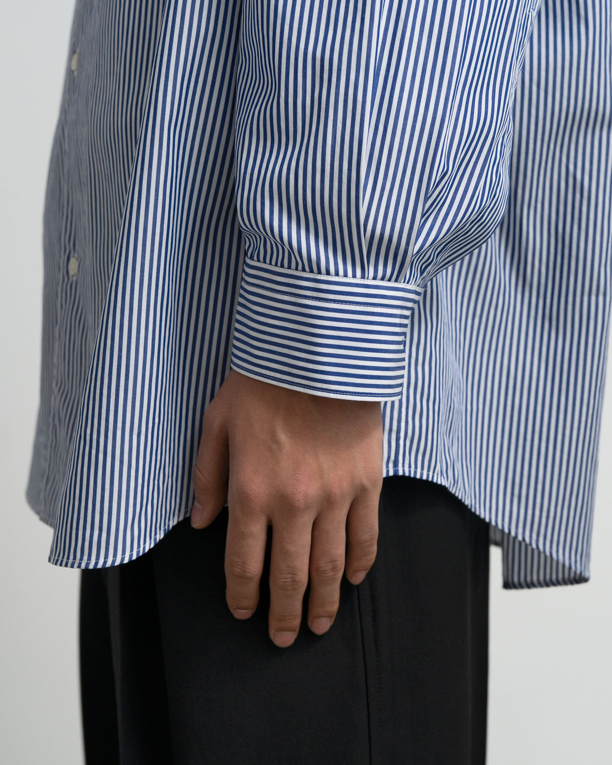 【10/31(土)発売】Broad Stripe L/S Oversized Regular Collar Shirt
