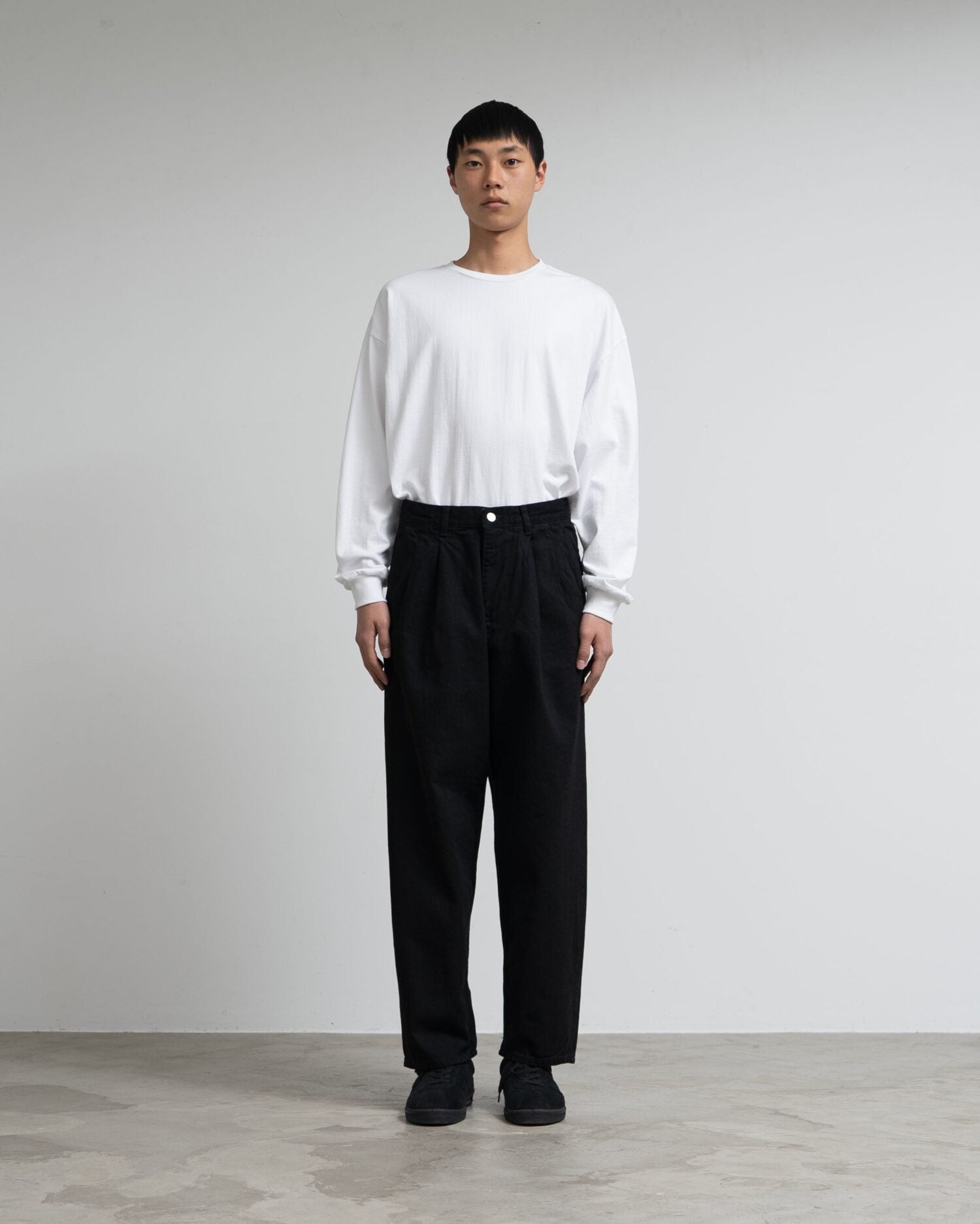 Selvage Denim Two Tuck Pants(RIGID)