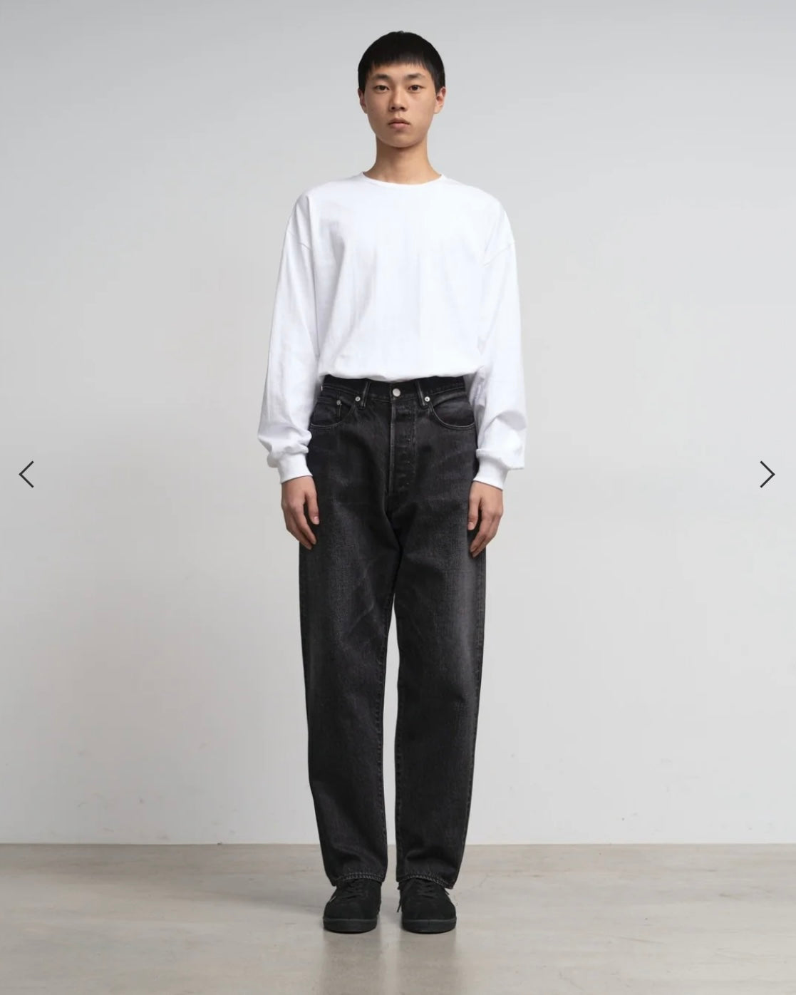 Selvage Denim Five Pocket Tapered Pants(DARK FADE)