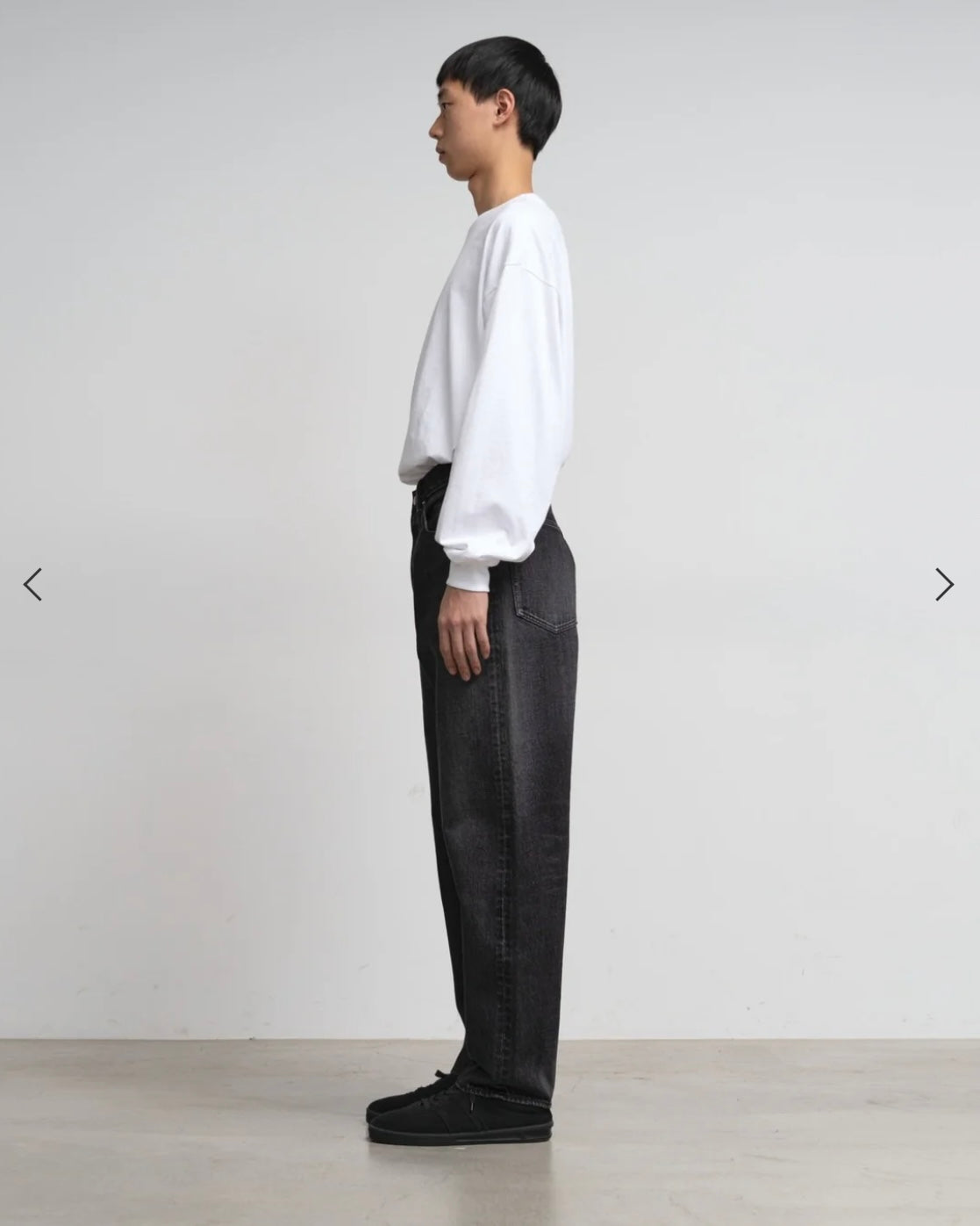 Selvage Denim Five Pocket Tapered Pants(DARK FADE)