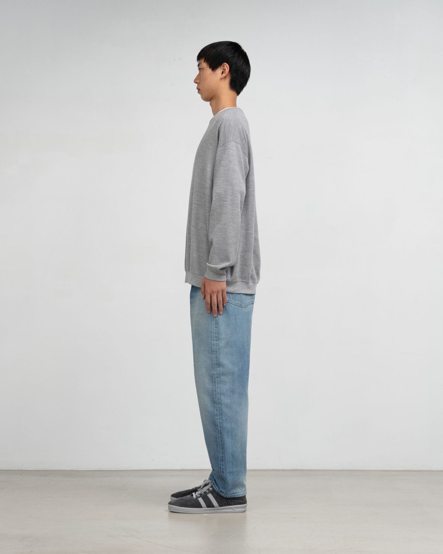 Selvage Denim Five Pocket Tapered Pants(LIGHT FADE)