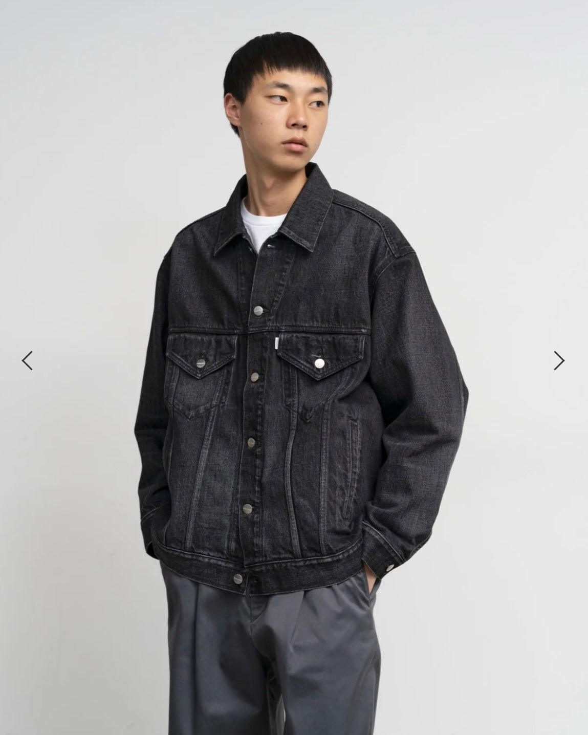 Selvage Denim Trucker Jacket(DARK FADE)