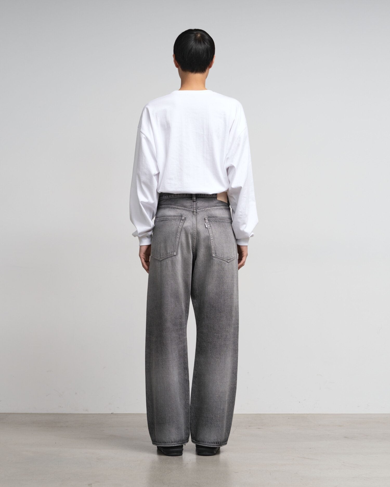 Selvage Denim Five Pocket Wide Straight Pants(LIGHT FADE)