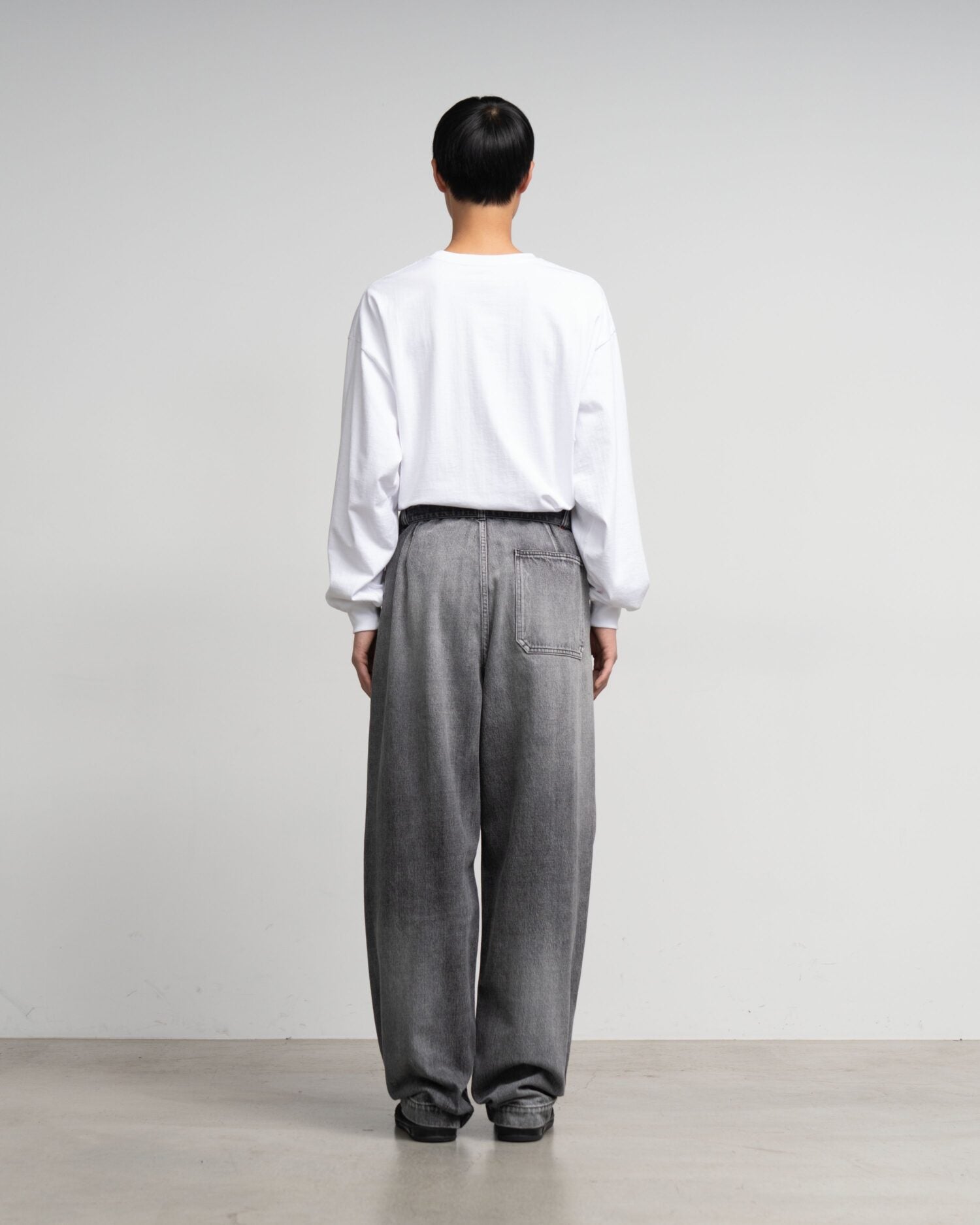 Selvage Denim Belted Pants(LIGHT FADE)
