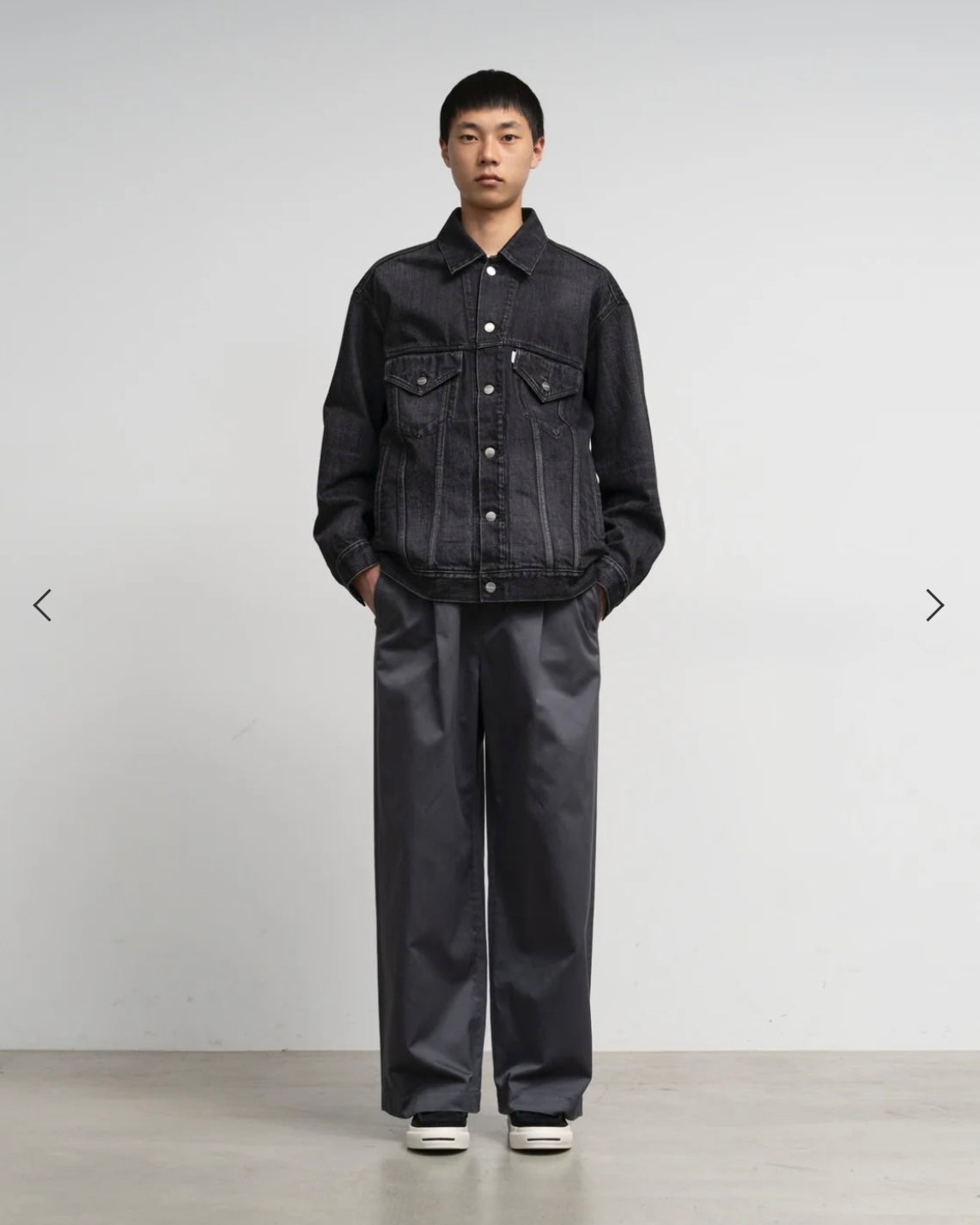 Selvage Denim Trucker Jacket(DARK FADE)