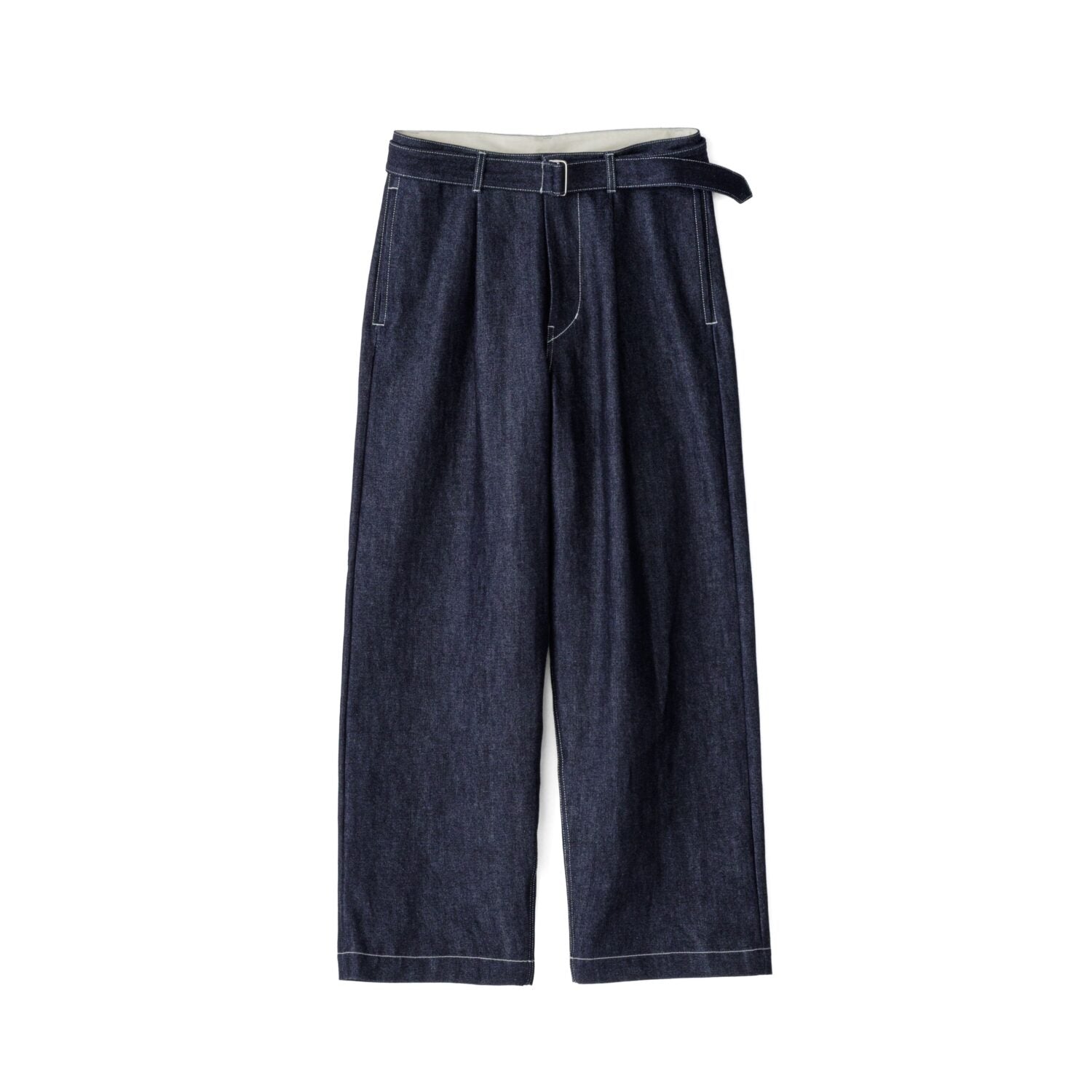 Selvage Denim Belted Pants(RIGID.WASHED)