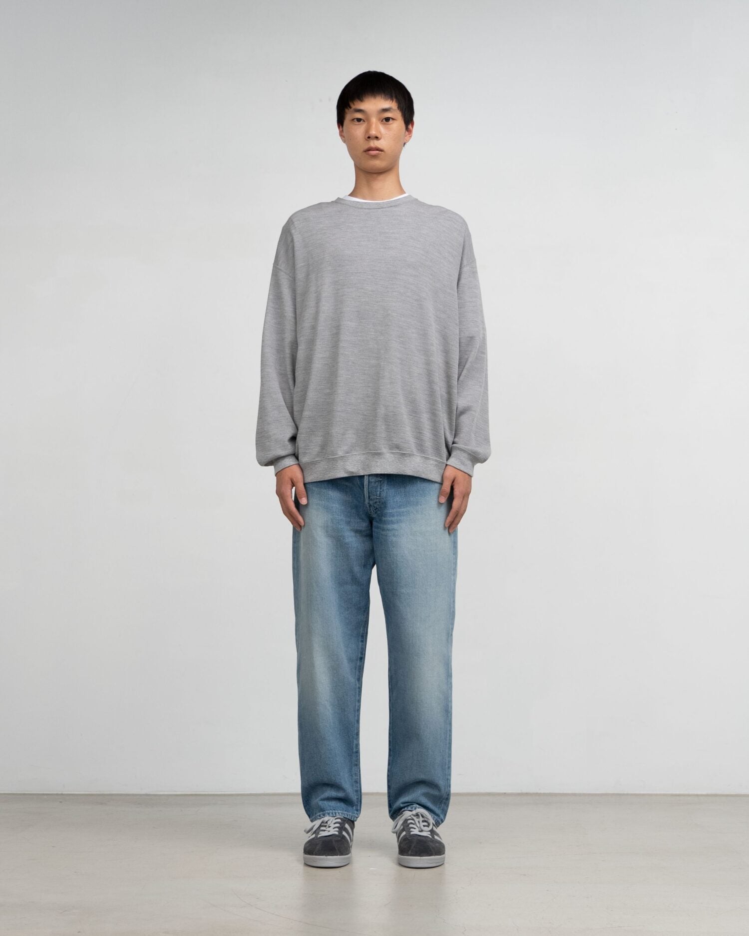 Selvage Denim Five Pocket Tapered Pants(LIGHT FADE)