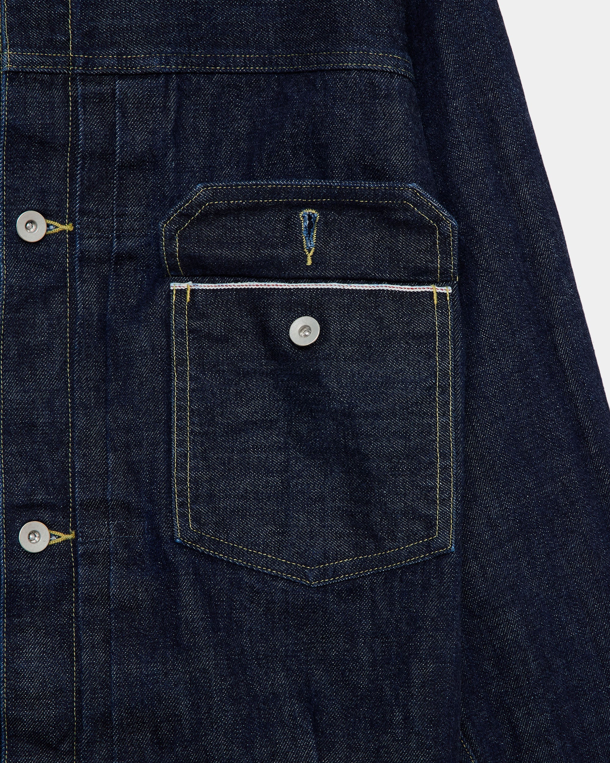 【7月29日(水)発売】ORGANIC COTTON 13.5oz SELVEDGE DENIM TYPE-1 DENIM JACKET