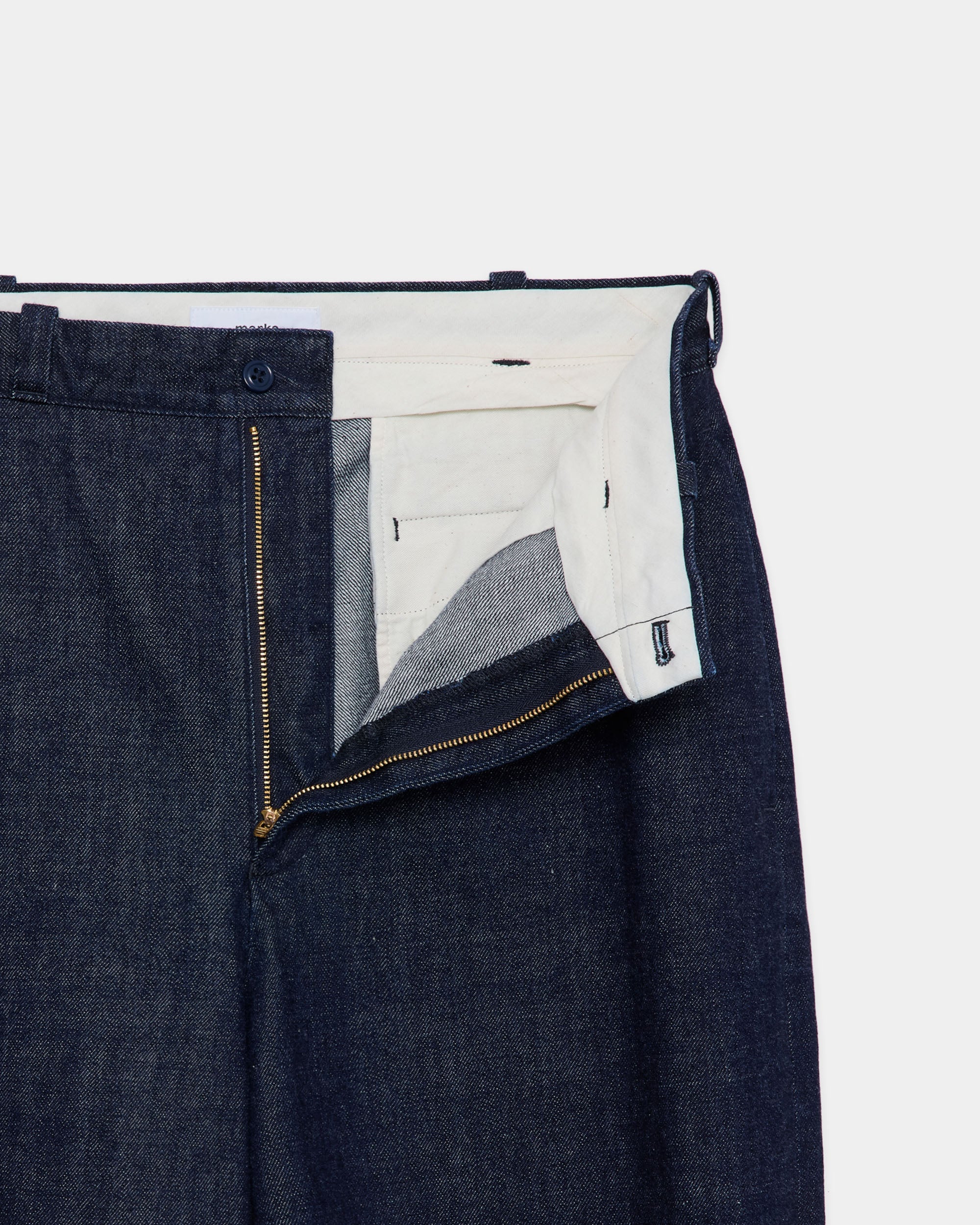 ORGANIC COTTON 13.5oz SELVEDGE DENIM U.S. ARMY TROUSERS