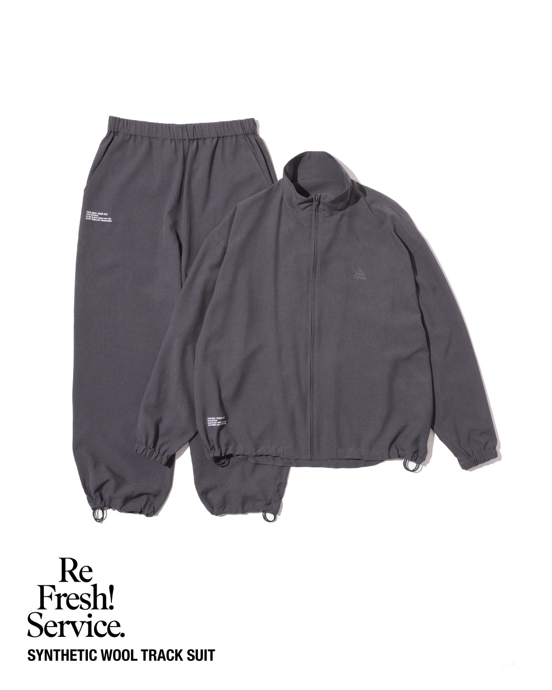 【3/28(土)発売】SYNTHETIC WOOL TRACK SUIT