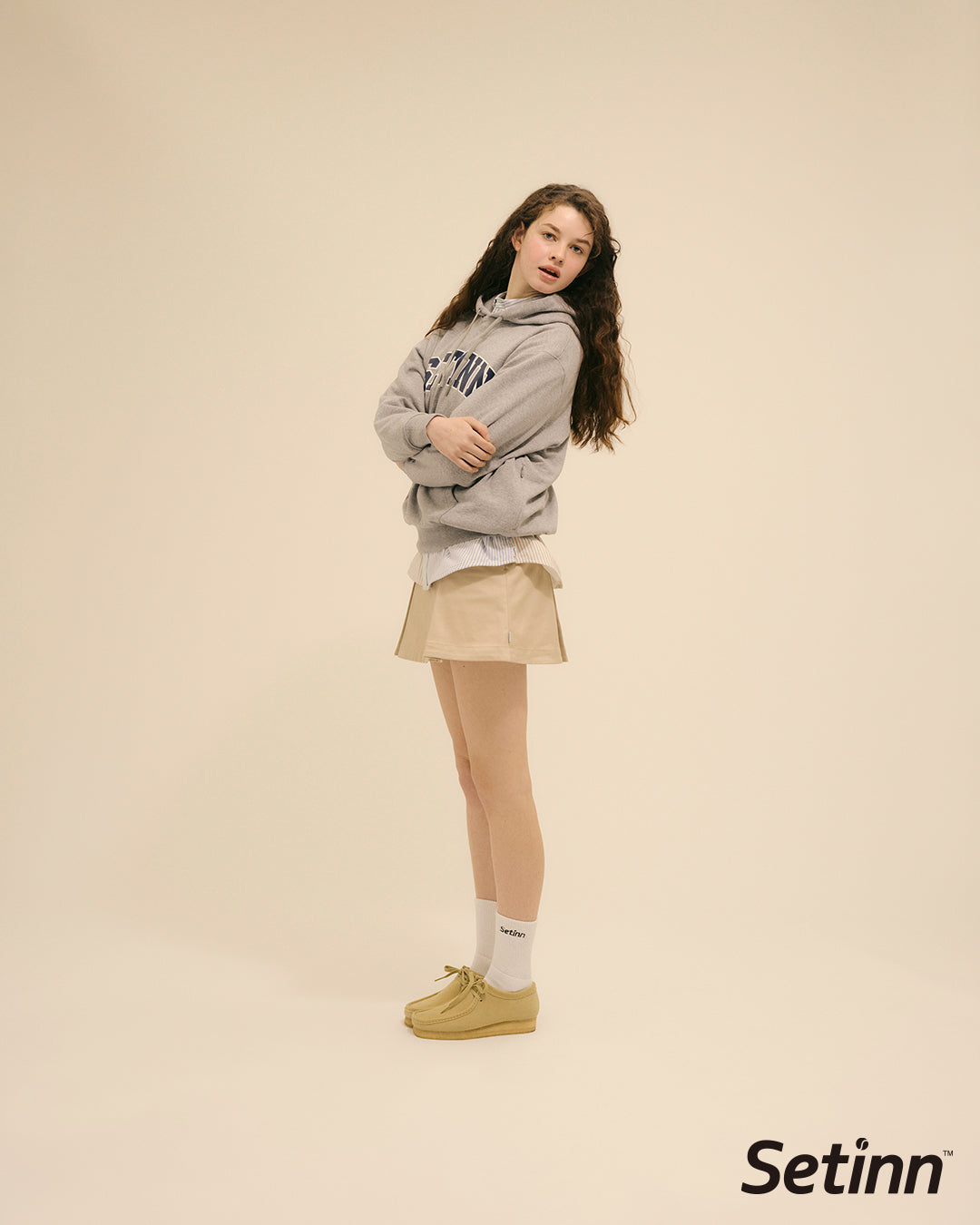 College Logo Hoodie