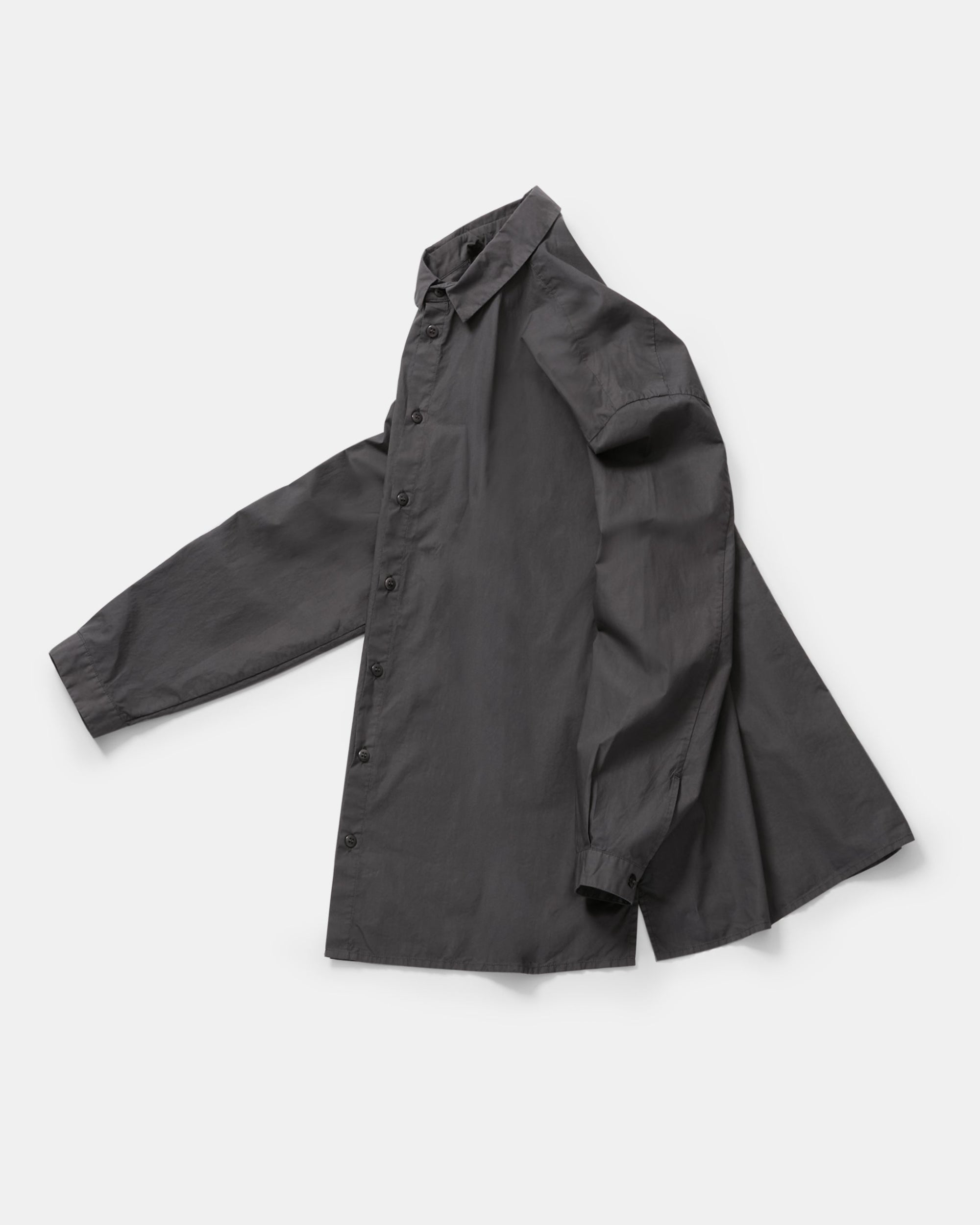 【3/7発売(土)】THE DRAUGHTSMAN SHIRT / POPLIN PENCIL(GRAY)