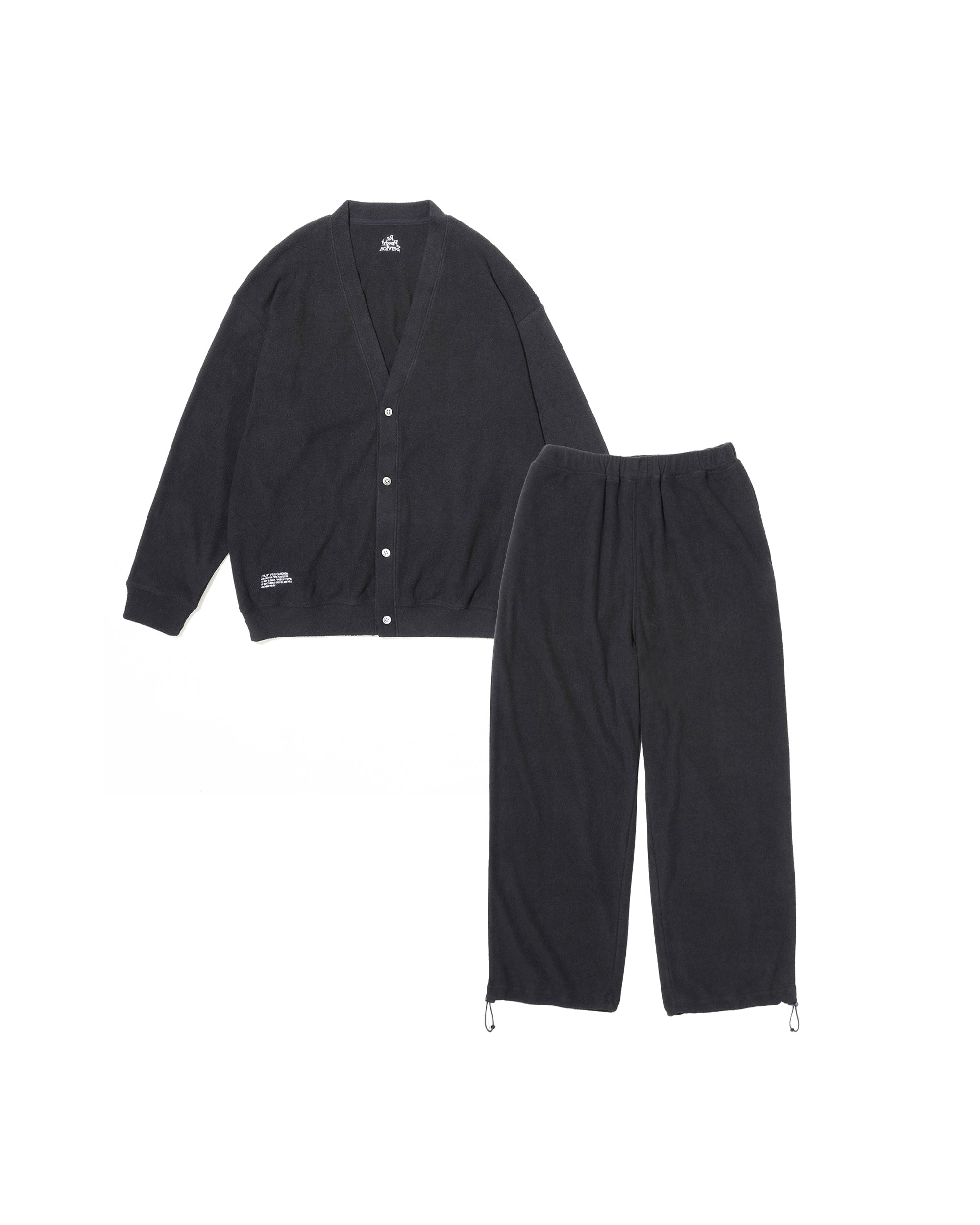 UTILITY PILE CARDIGAN SET-UP