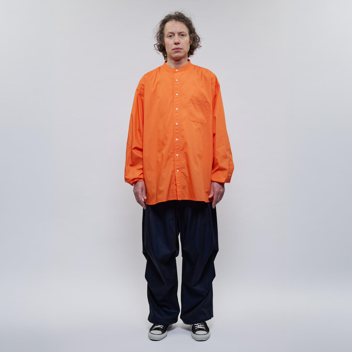 【9月12日(土) 発売】BAND COLLAR SHIRT L/S