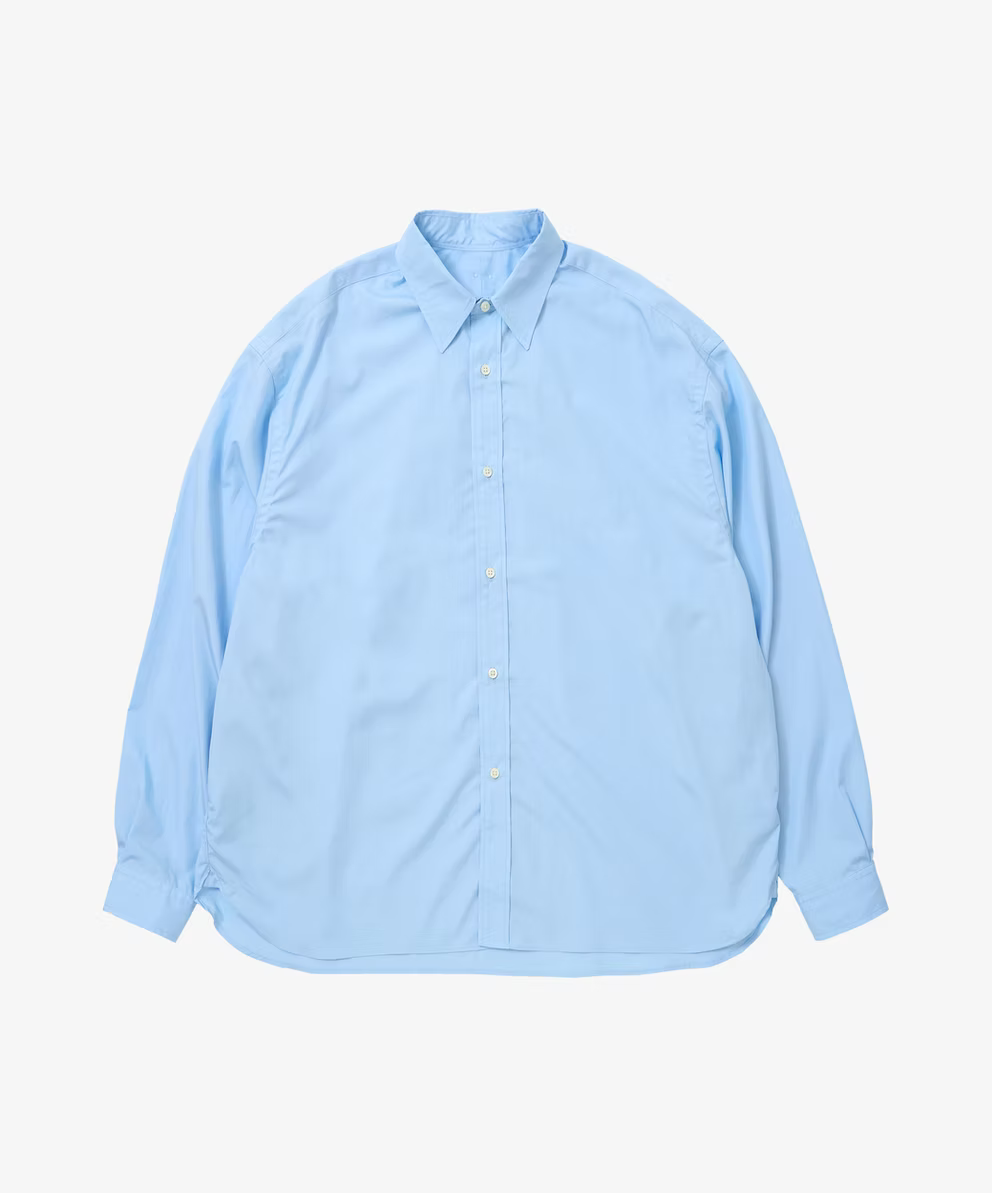 wide shirts side pocket thomas mason blue
