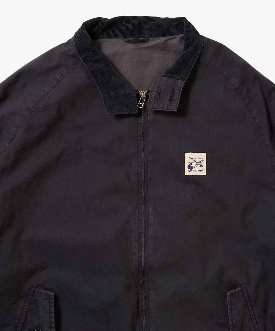 british blouson super duck faded black