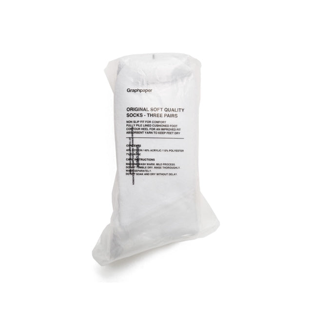 Graphpaper 3-Pack Socks