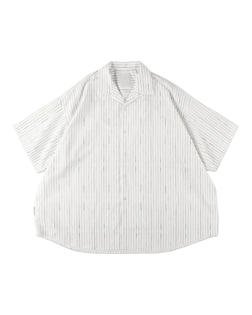 【5/9(土)発売】COTTON STRIPE OPEN COLLAR SS SHIRT