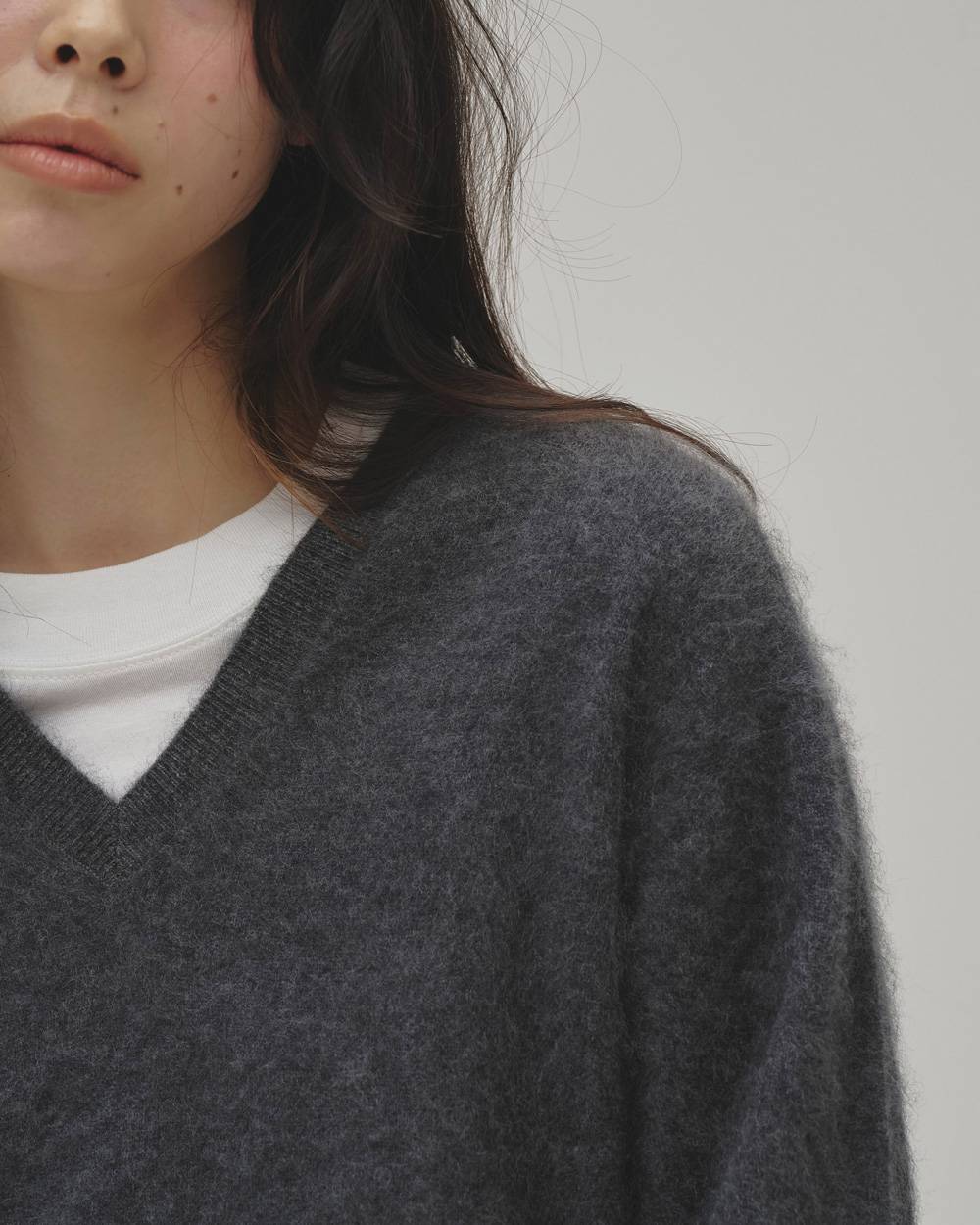【9/24(木)発売】Woolcashmere Vneck Knit
