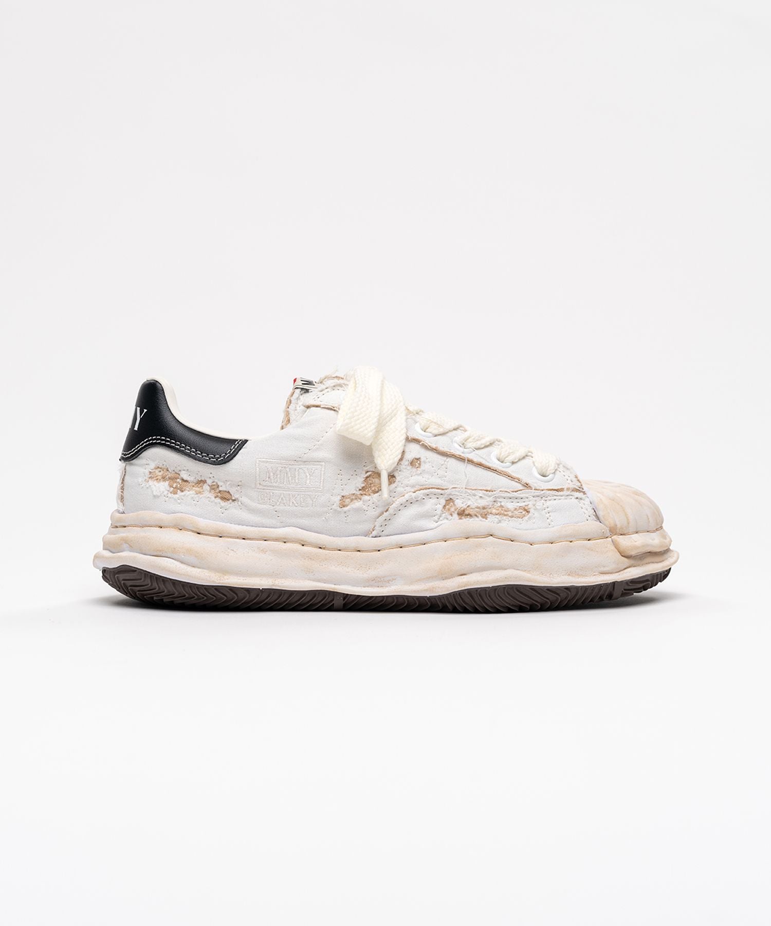 BLAKEY / OG Sole Ripped Overdye Canvas Low-top Sneaker