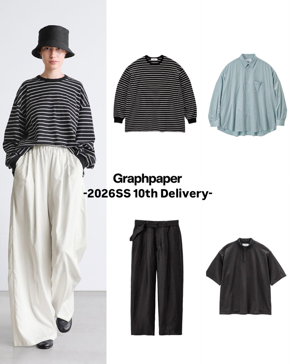 【Release 2/28】Graphpaper 2026SS 10th Delivery