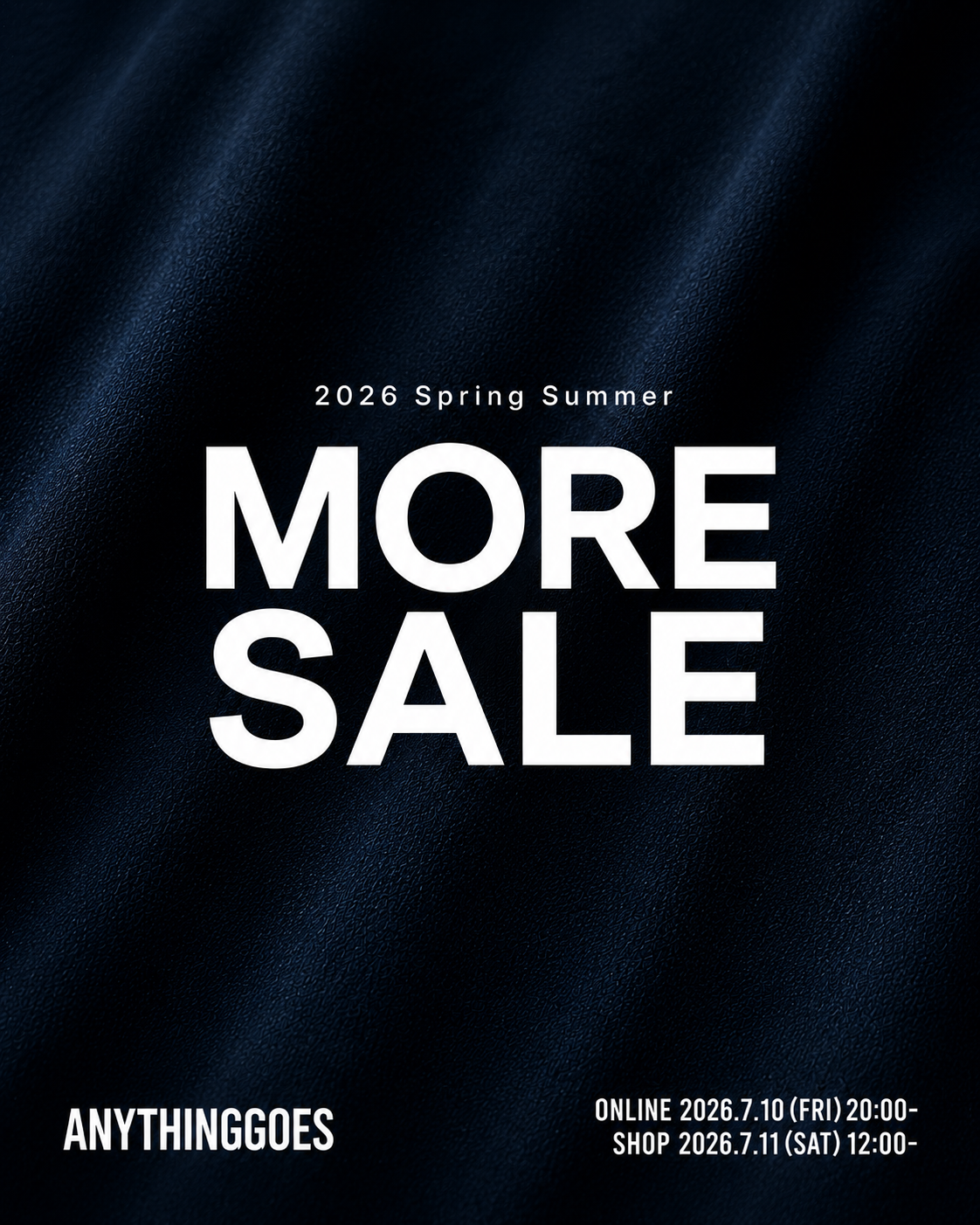 2026 SPRING SUMMER  MORE SALE START